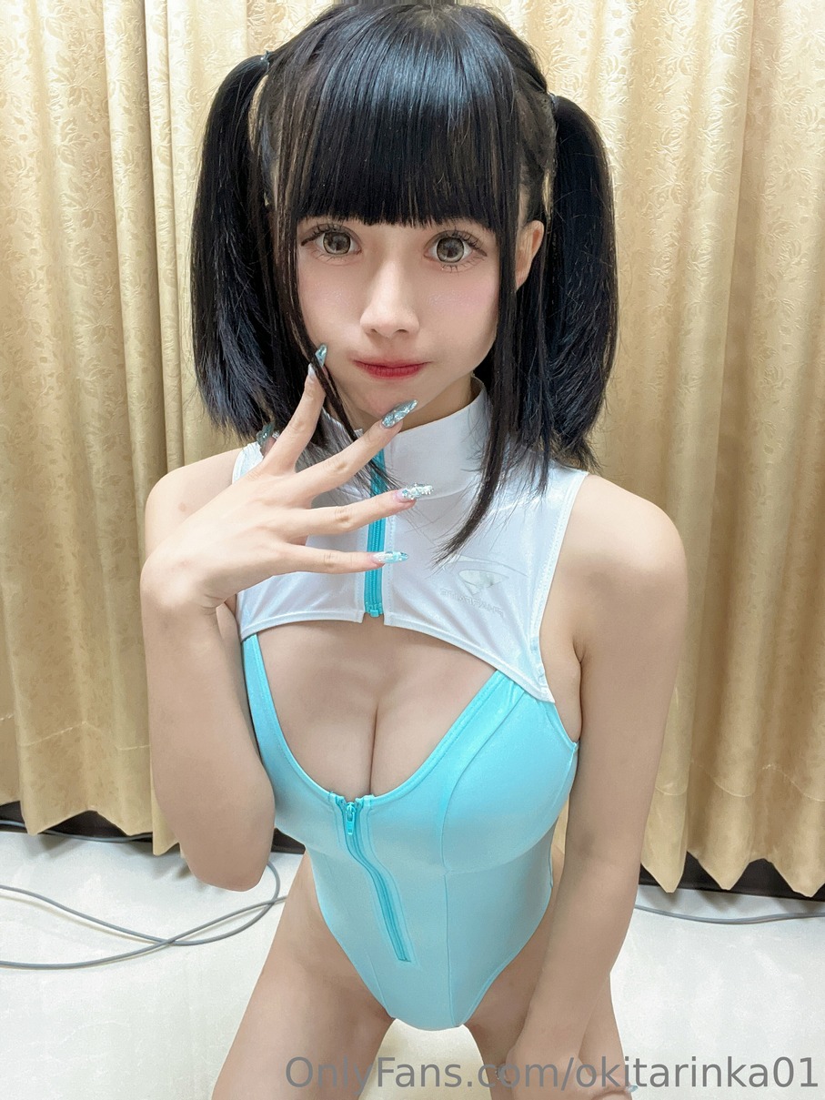 沖田凜花 Rinka 競速泳衣 [46P-105MB