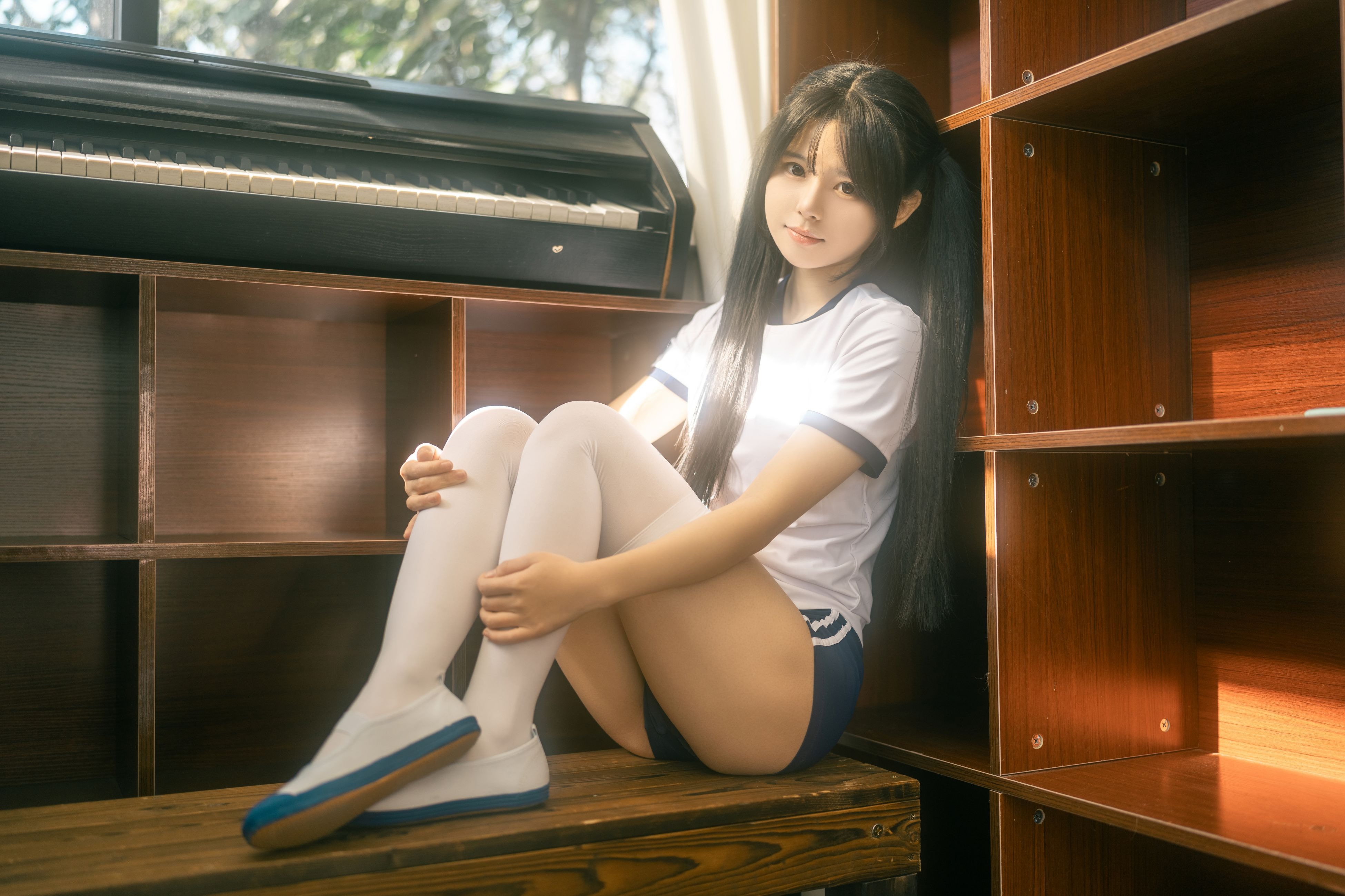 รูอา หร่วนหร่วน ห้องเปลี่ยนเสื้อผ้าฤดูใบไม้ผลิ - ชุดยิมนาสติก [47P-469MB