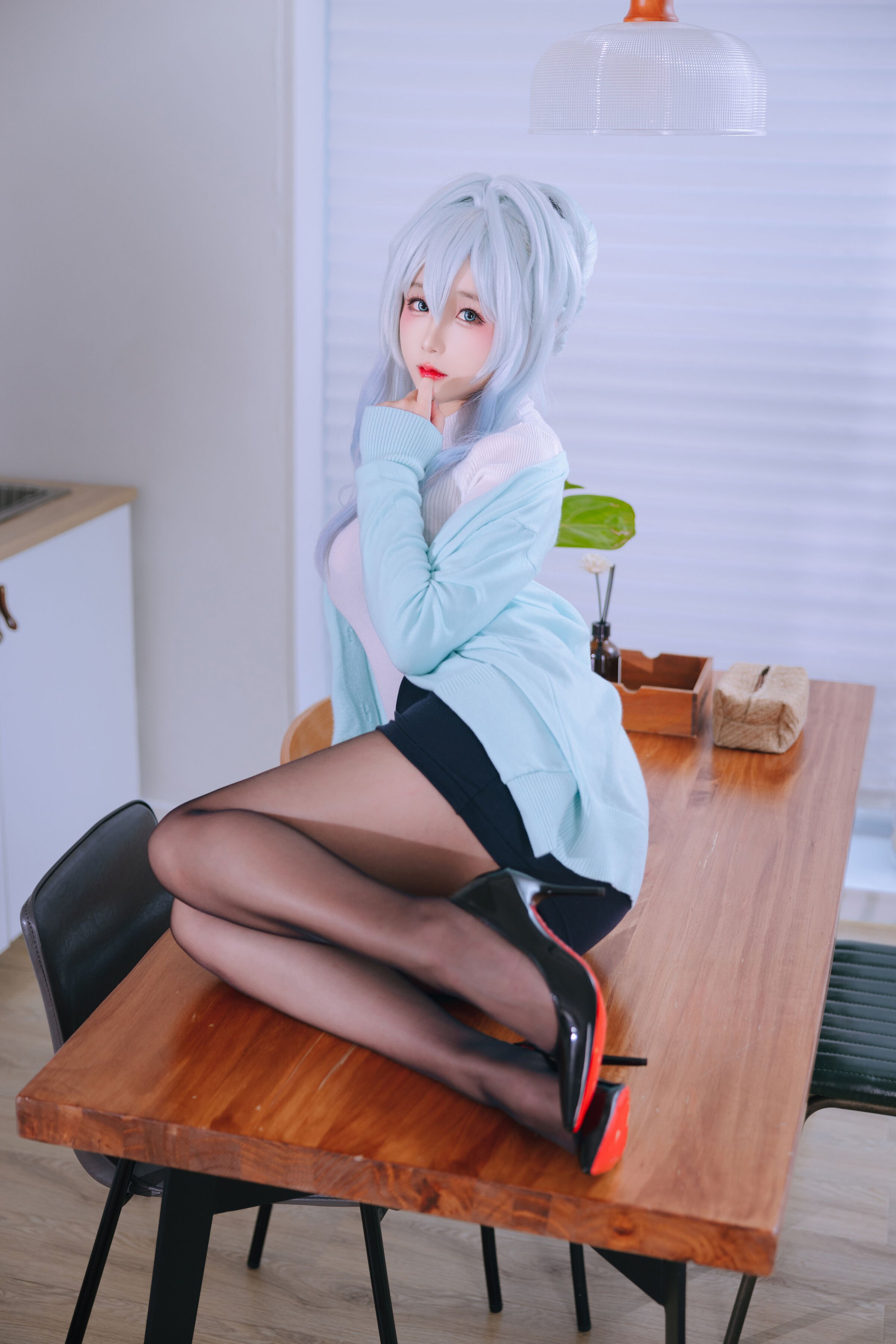 Rina Jiao Góa Phụ Nữ Tuyết Cosplay
