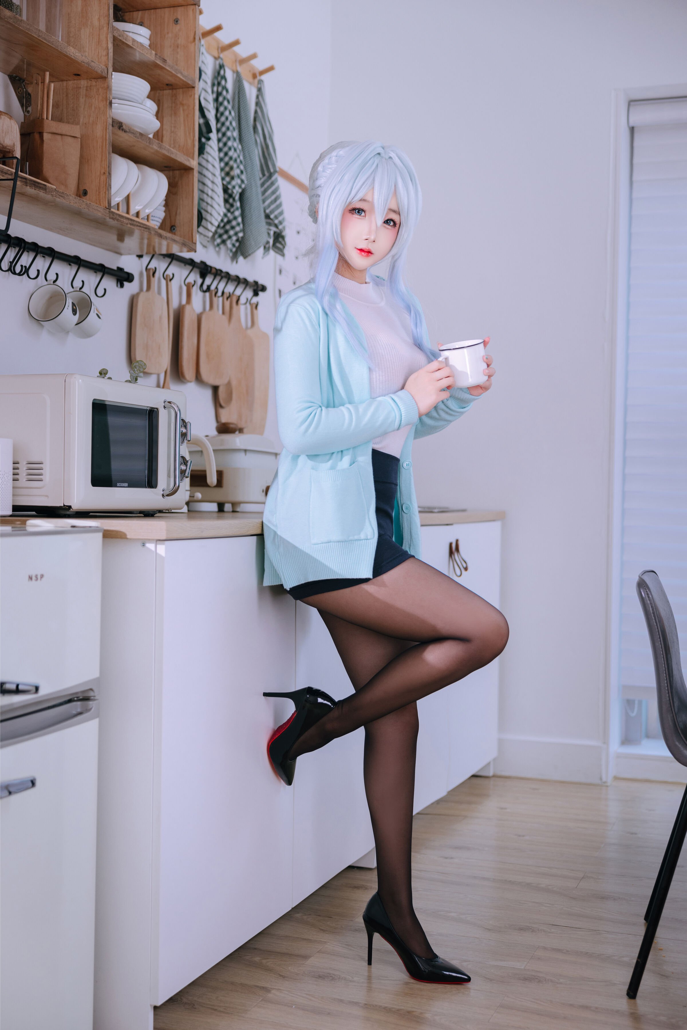 Rina Jiao Góa Phụ Nữ Tuyết Cosplay