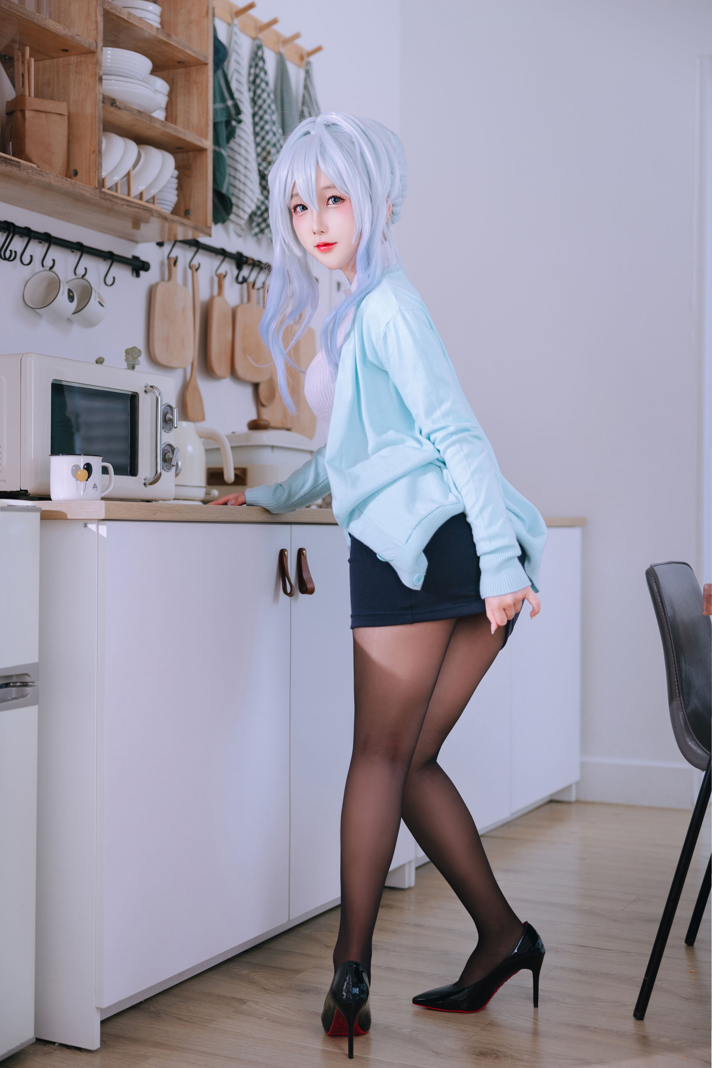 Rina Jiao Góa Phụ Nữ Tuyết Cosplay
