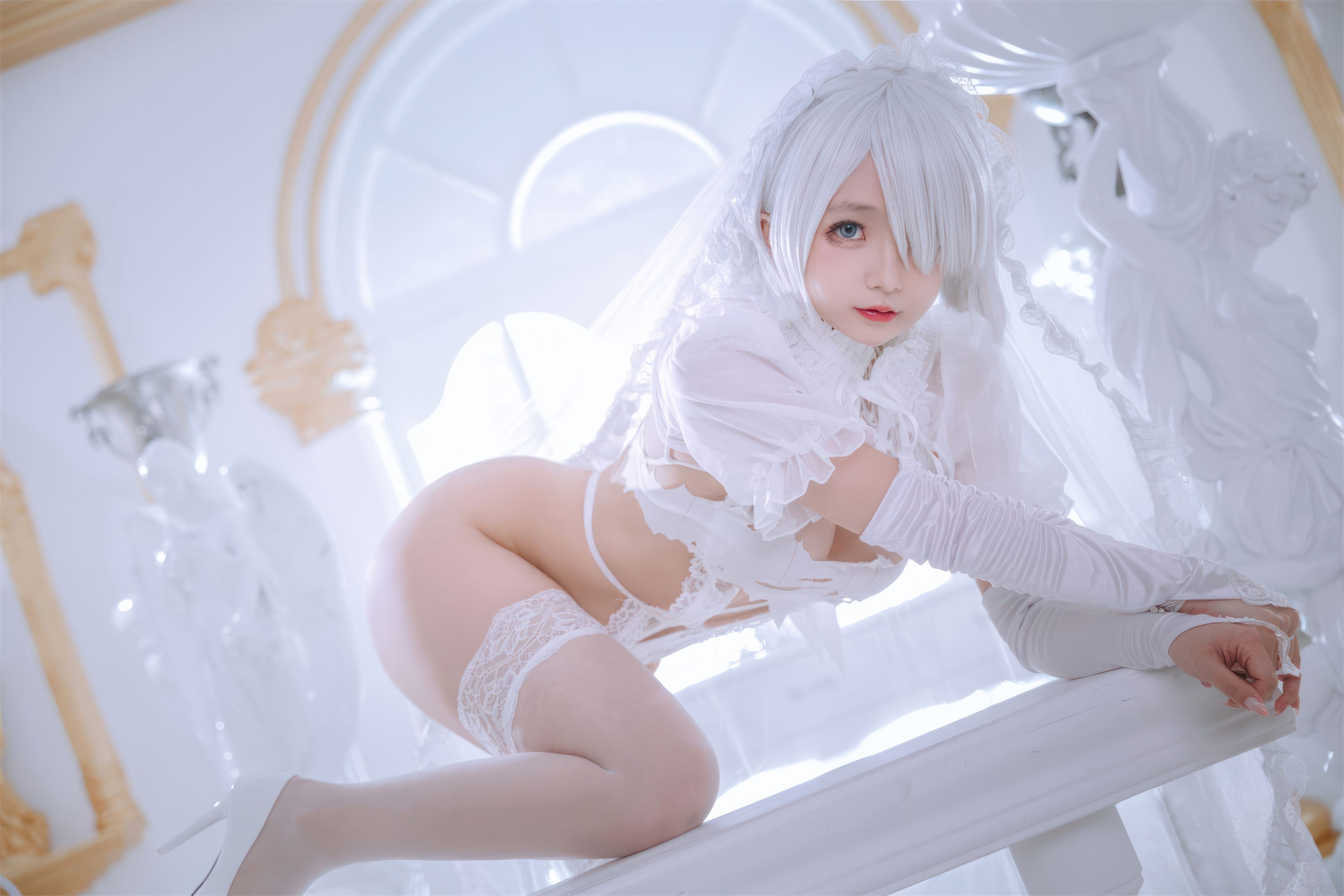 日奈嬌 白い花嫁 72P