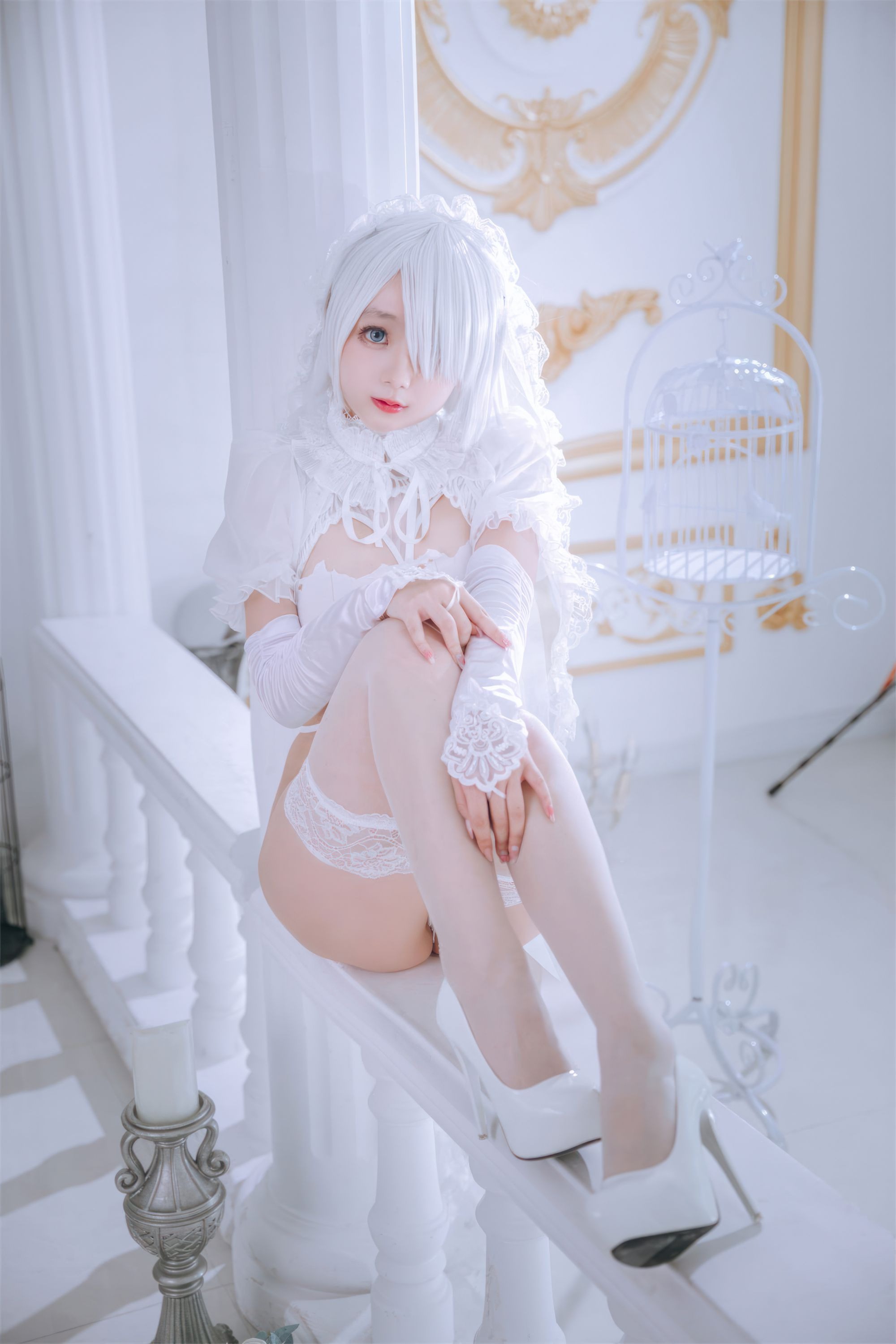 日奈嬌 白い花嫁 72P