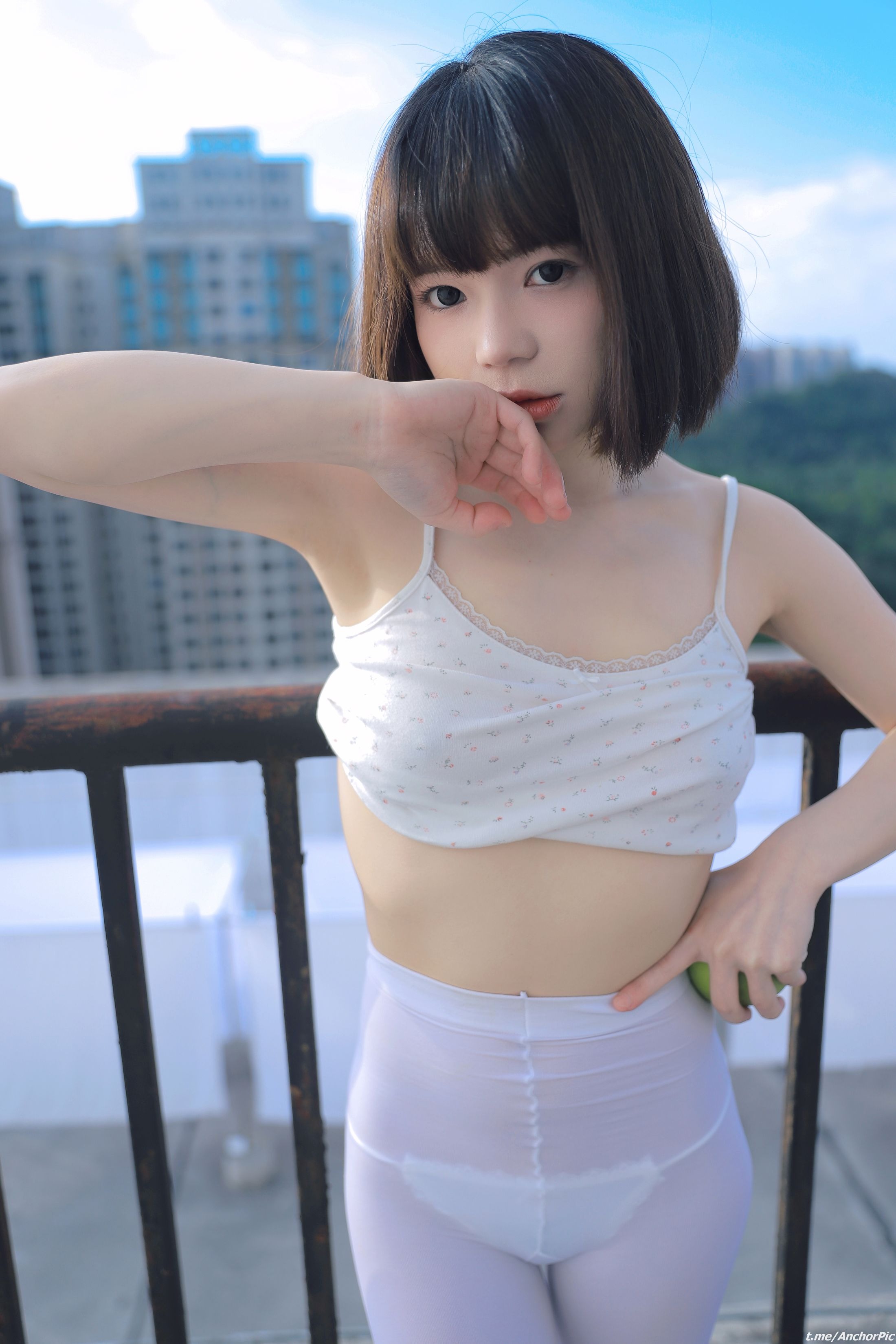晓晓可可爱 - 天台 112P