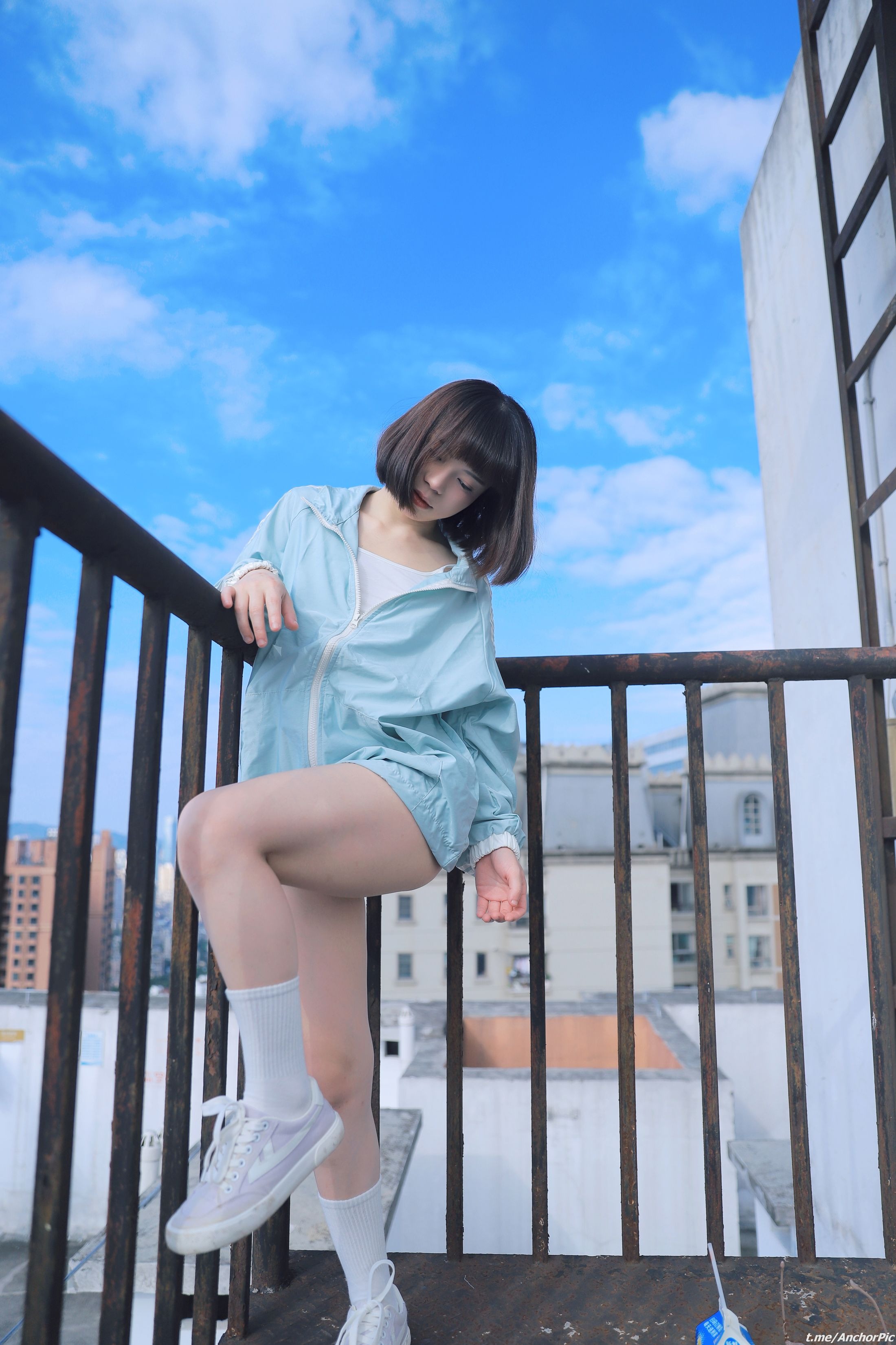 晓晓可可爱 - 天台 112P