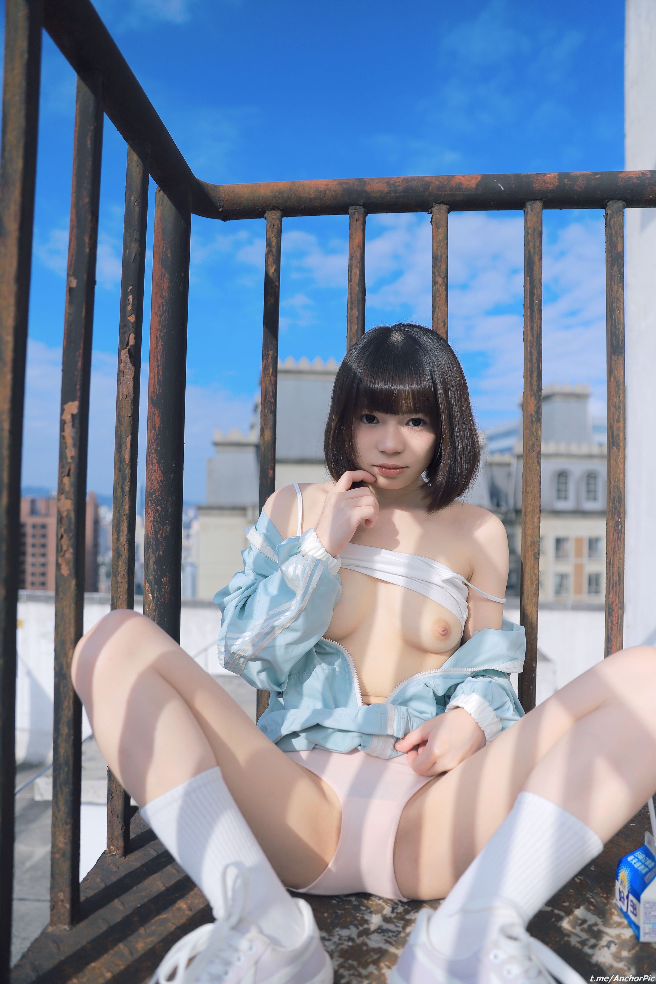 晓晓可可爱 - 天台 112P