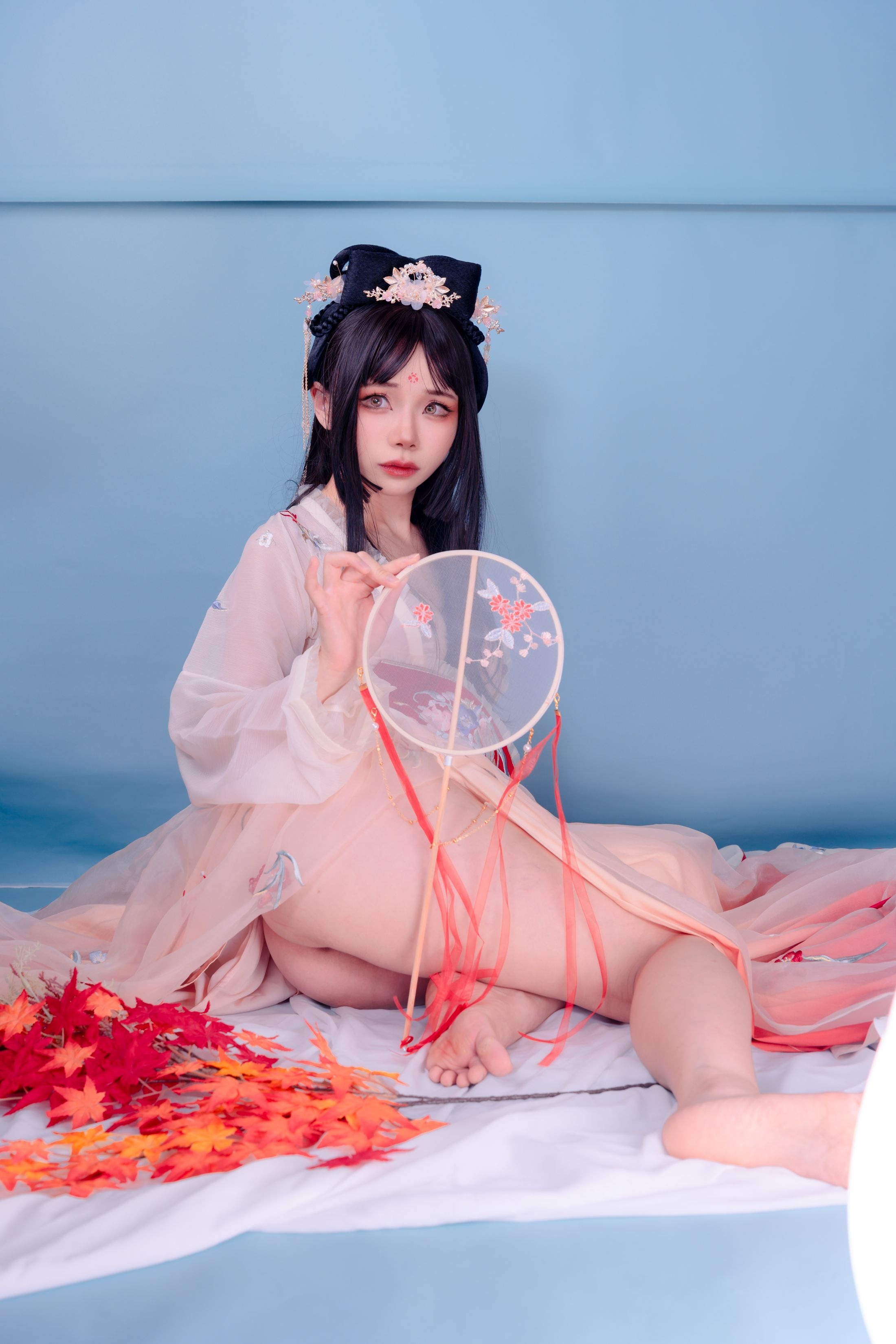 Strawberry Feather Garment - Crimson Cloud Red Dawn 67P