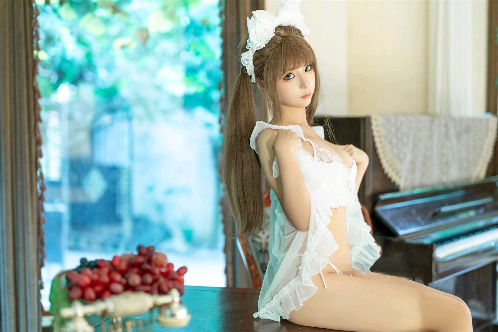 蠢沫沫 - 白嬌妻 [47P-59MB