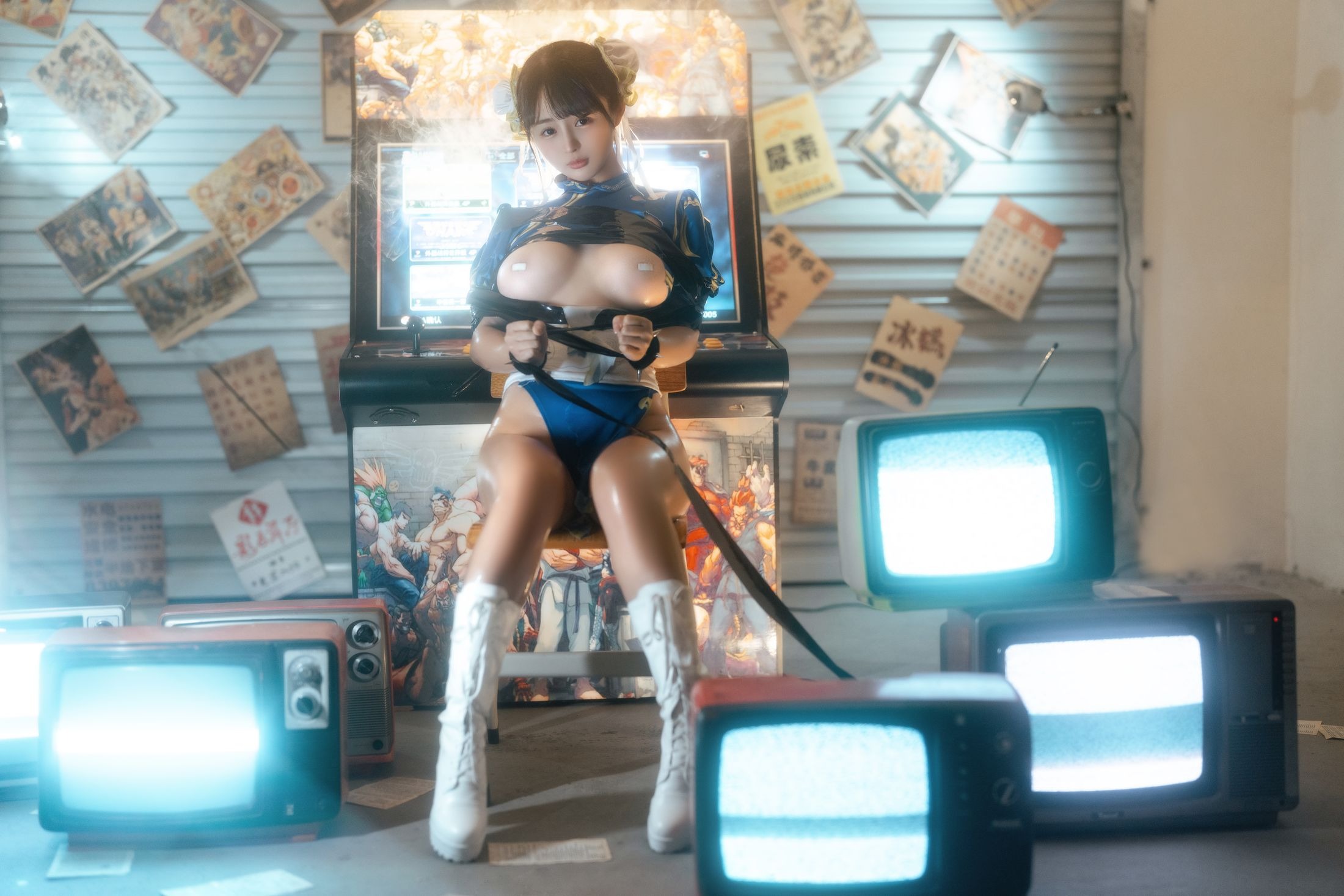 Sakurai Ningning - Chun Li trò chơi điện tử 60P