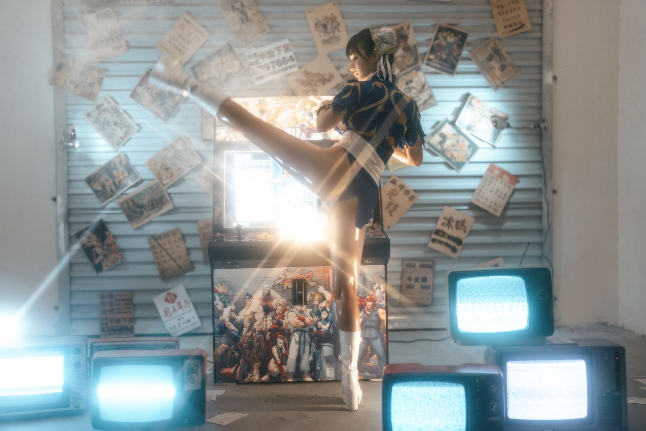 Sakurai Ningning - Chun Li trò chơi điện tử 60P