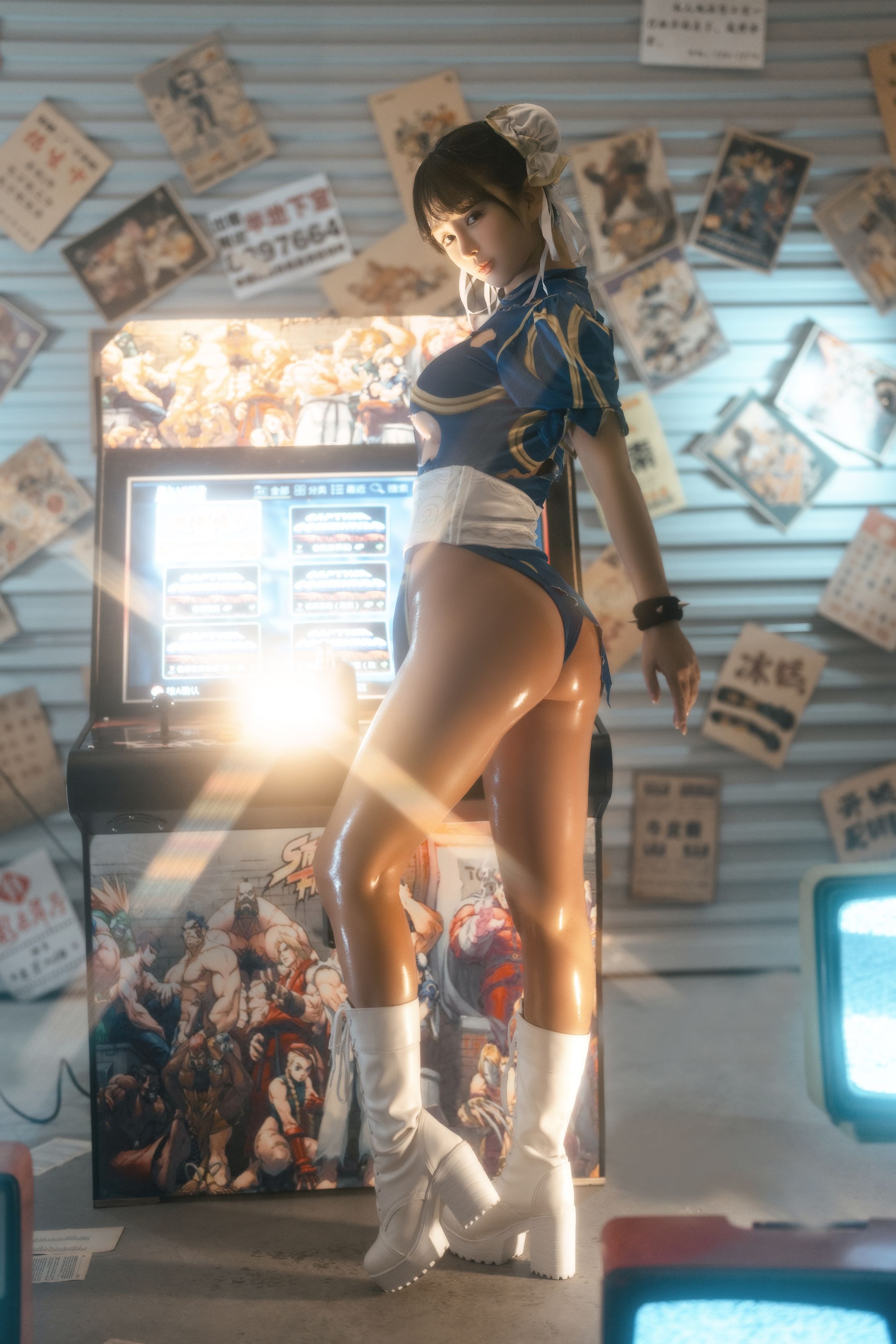 Sakurai Ningning - Chun Li trò chơi điện tử 60P