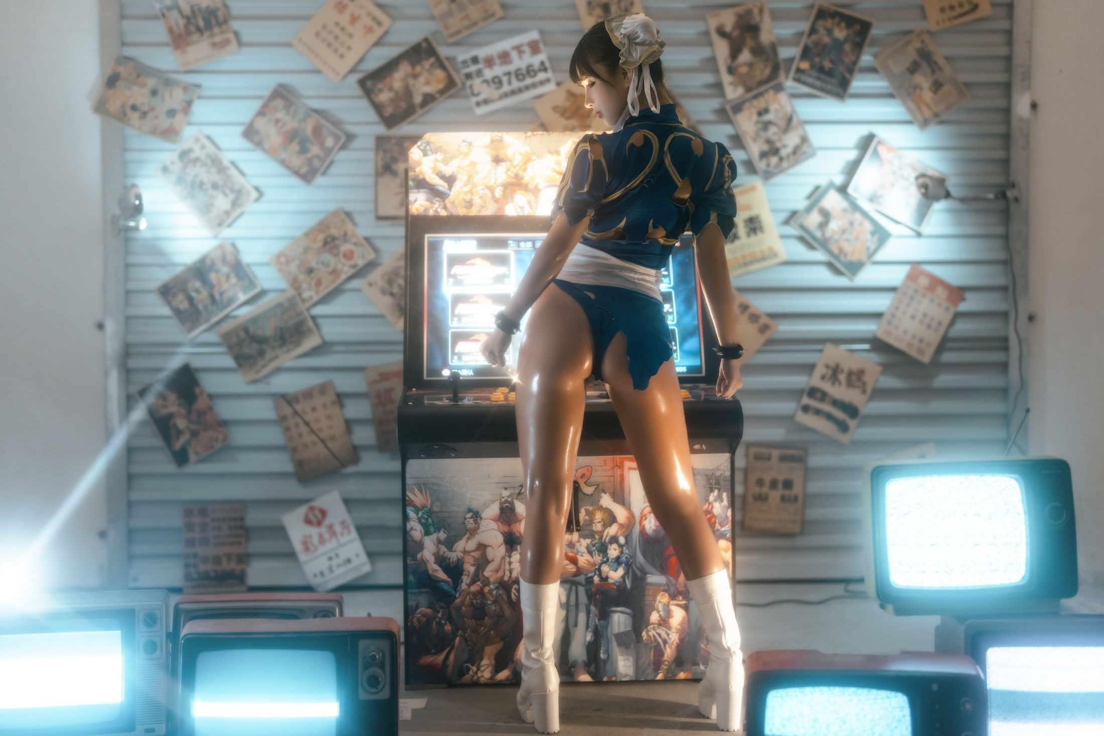 Sakurai Ningning - Chun Li trò chơi điện tử 60P