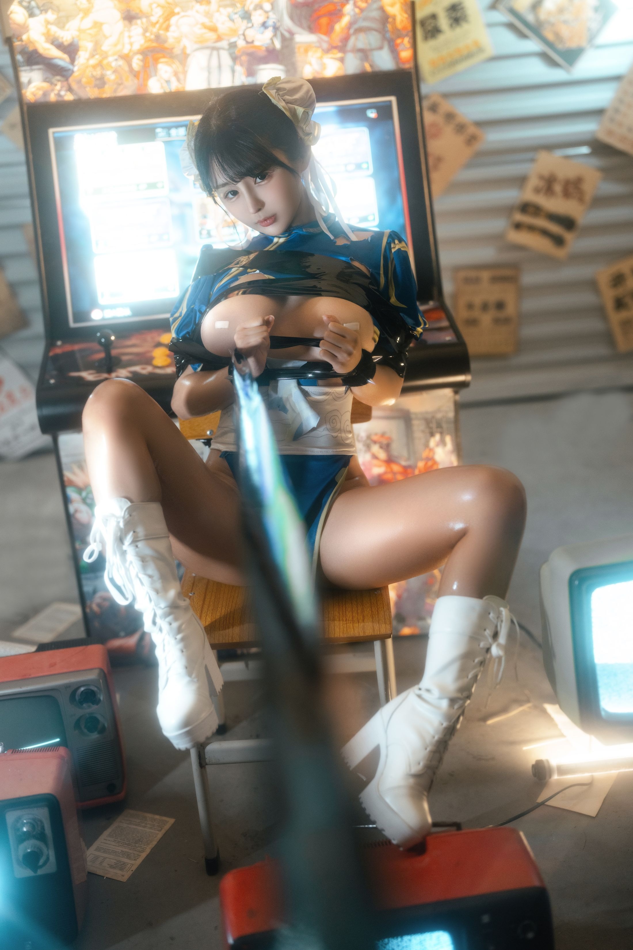 Sakurai Ningning - Chun Li trò chơi điện tử 60P