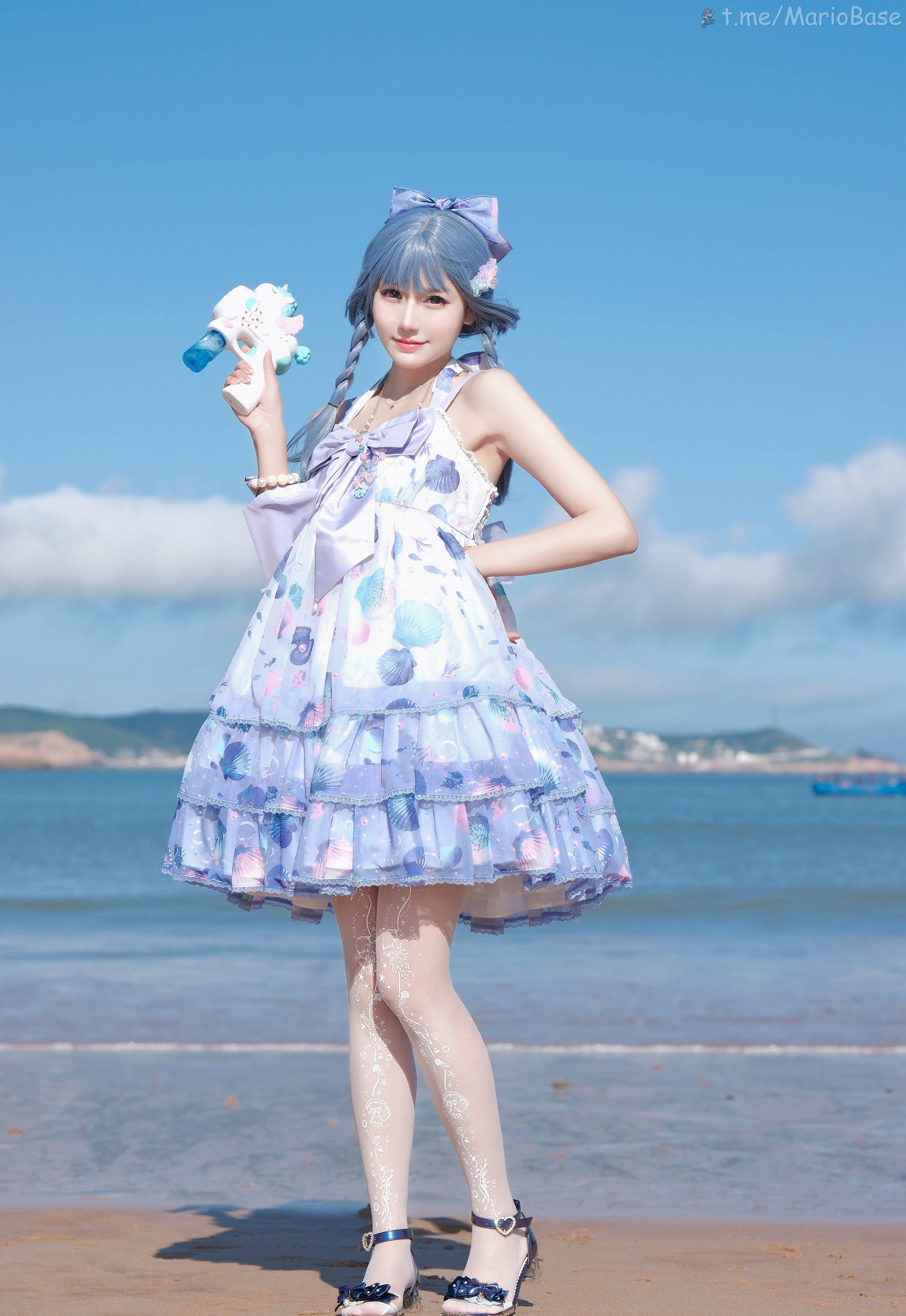 彩芸_星雲 - 漸變貝殼白紫 [15P