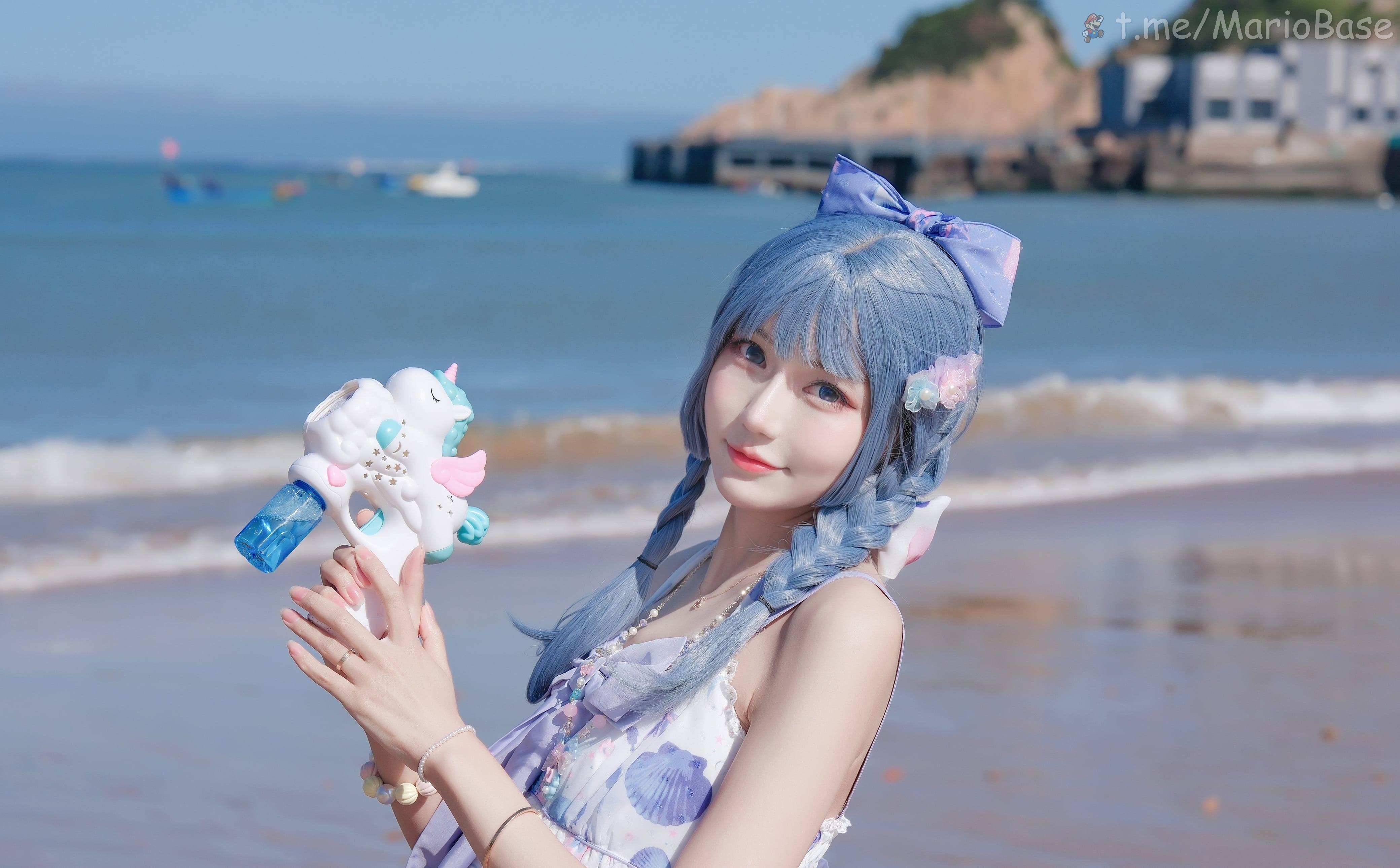 彩芸_Nebula - グラデーション 貝殻 白紫 [15P