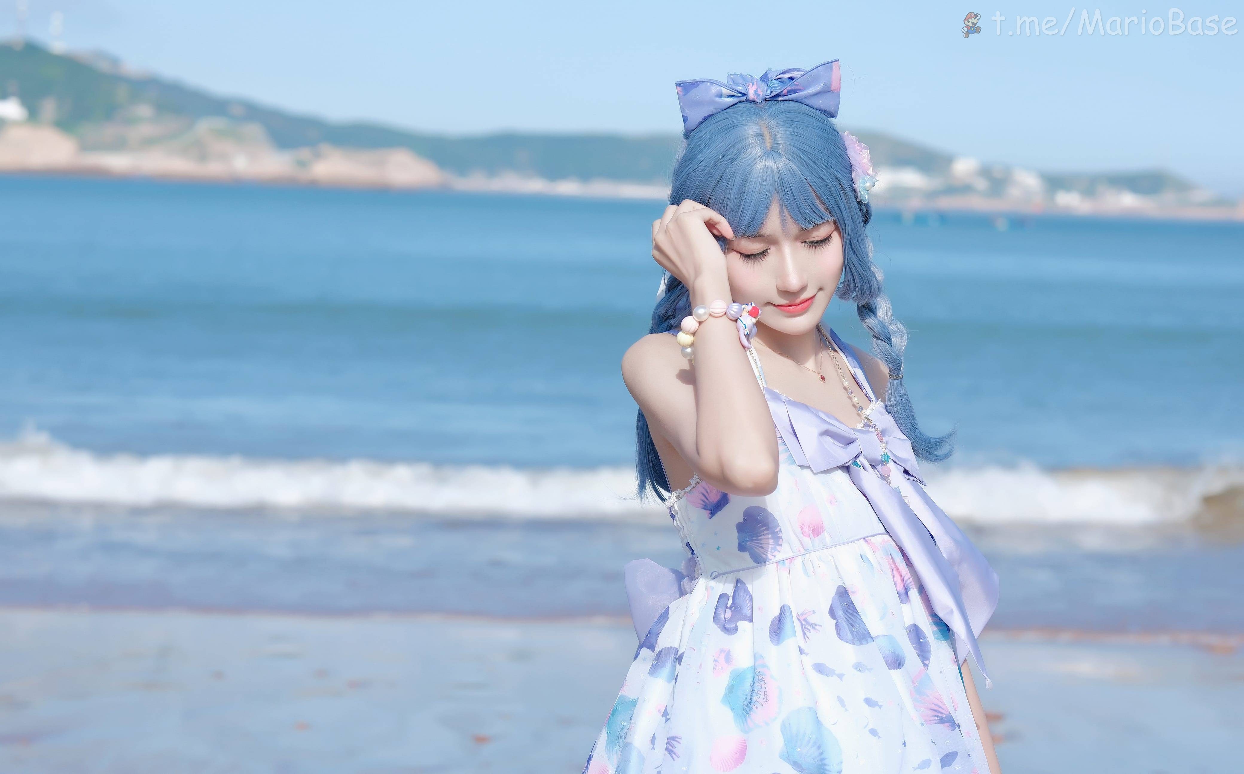 彩芸_星雲 - 漸變貝殼白紫 [15P