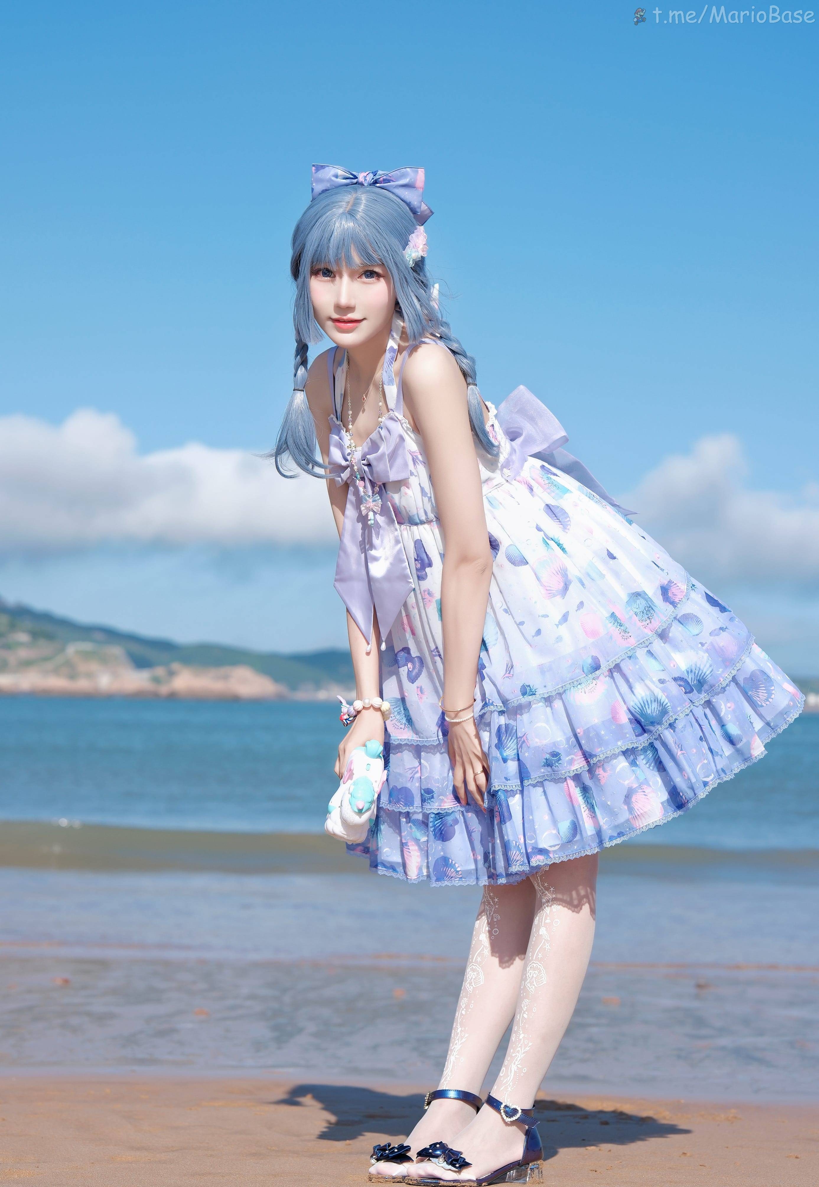 彩芸_星雲 - 漸變貝殼白紫 [15P
