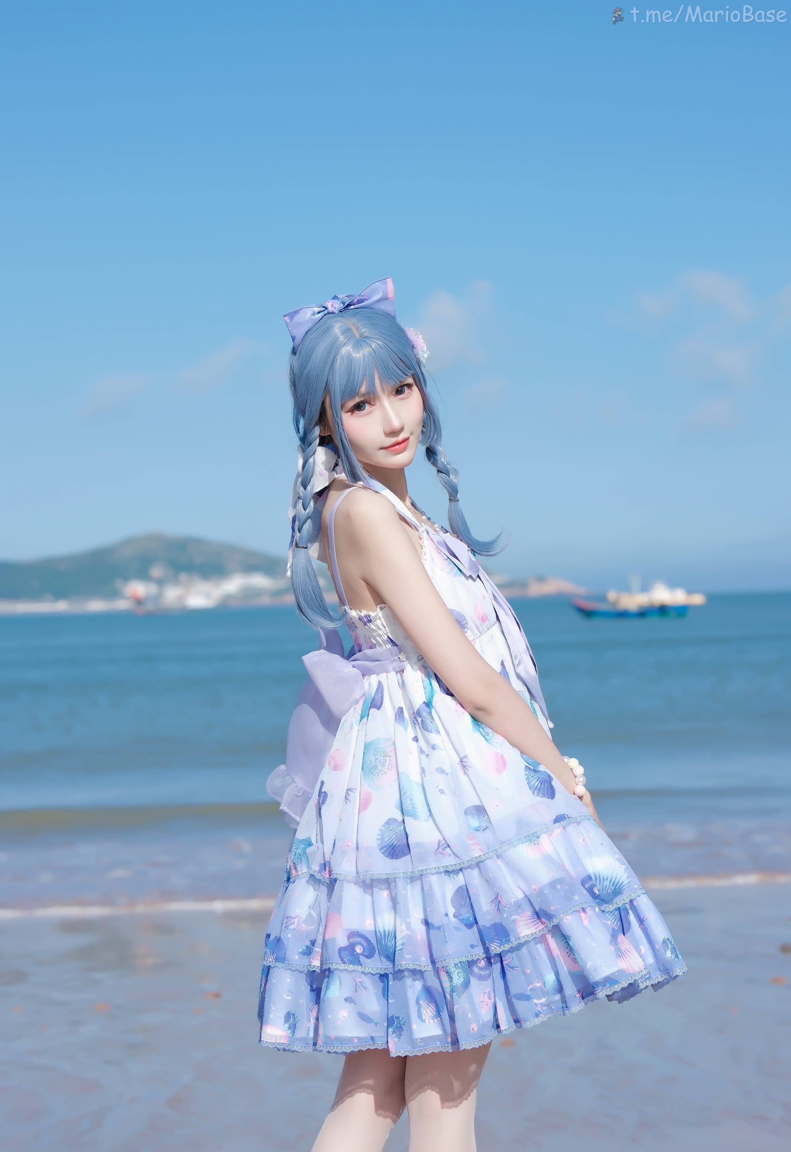 彩芸_星雲 - 漸變貝殼白紫 [15P