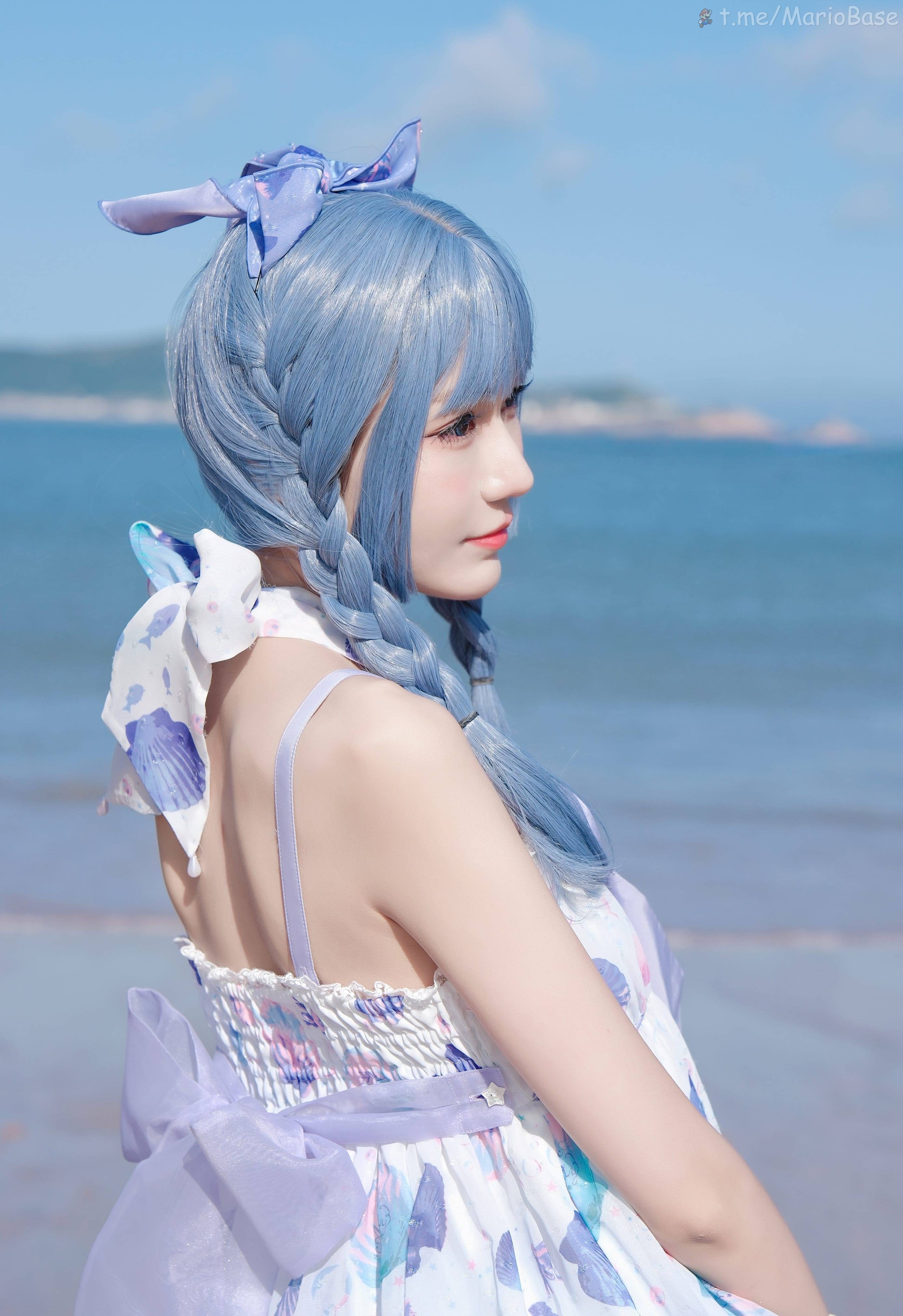 彩芸_Nebula - グラデーション 貝殻 白紫 [15P