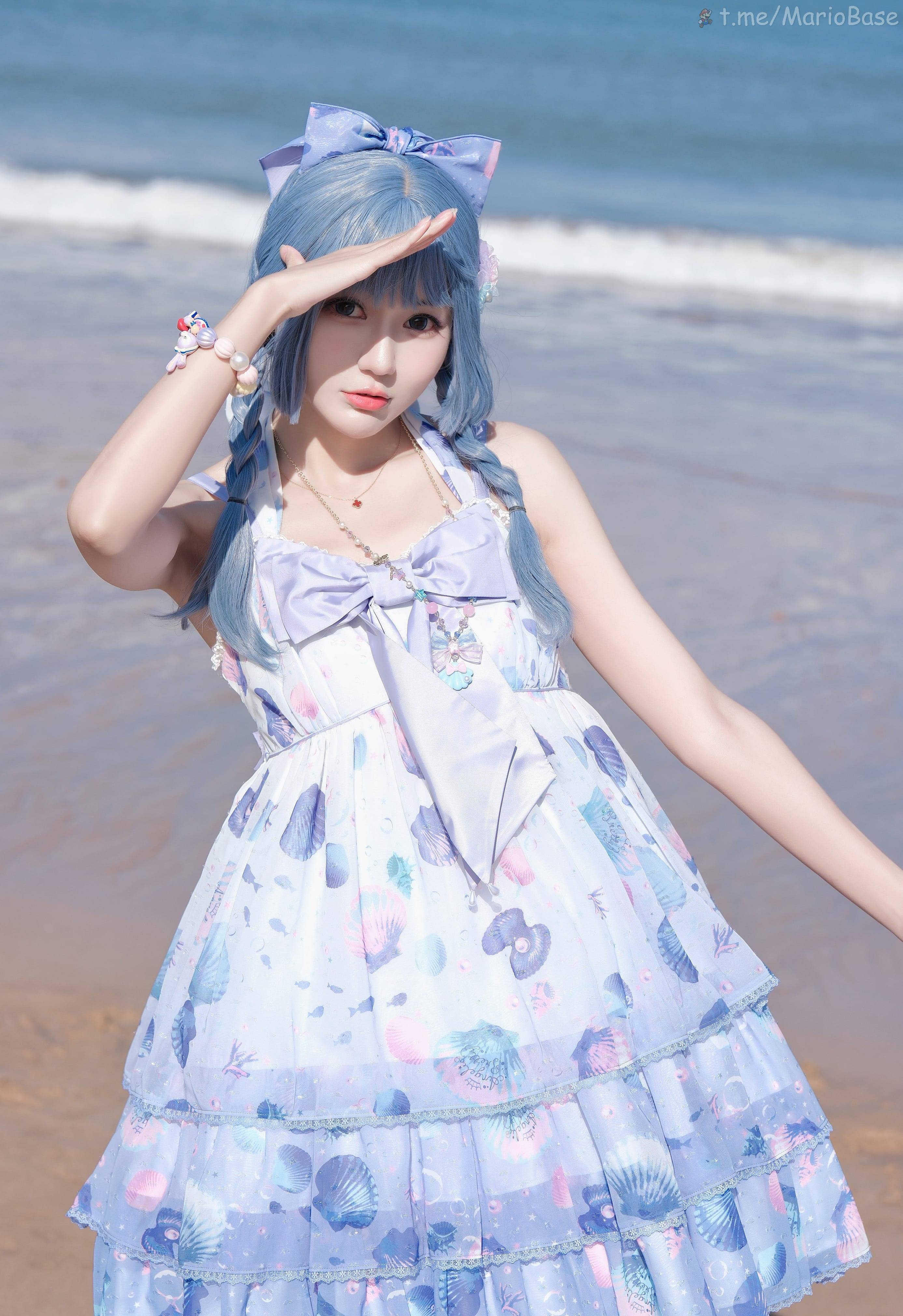 彩芸_星雲 - 漸變貝殼白紫 [15P