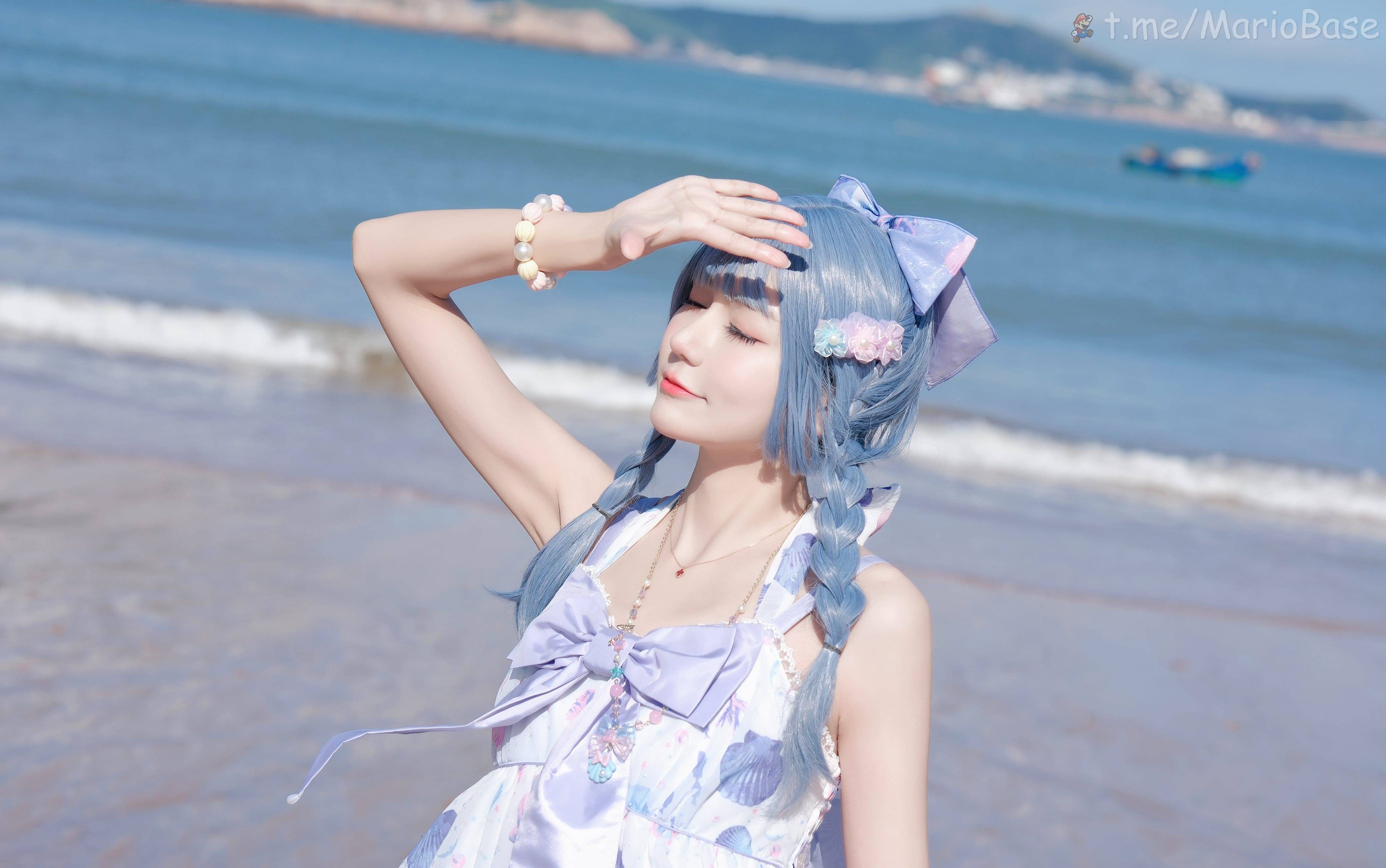 彩芸_Nebula - グラデーション 貝殻 白紫 [15P