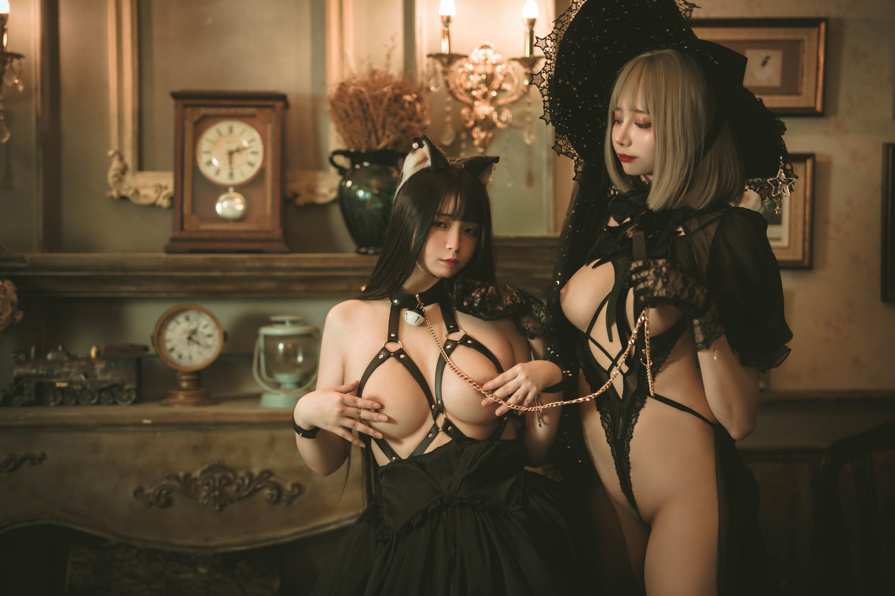 Luoluo Raku Witch Black Cat [57P / 473MB