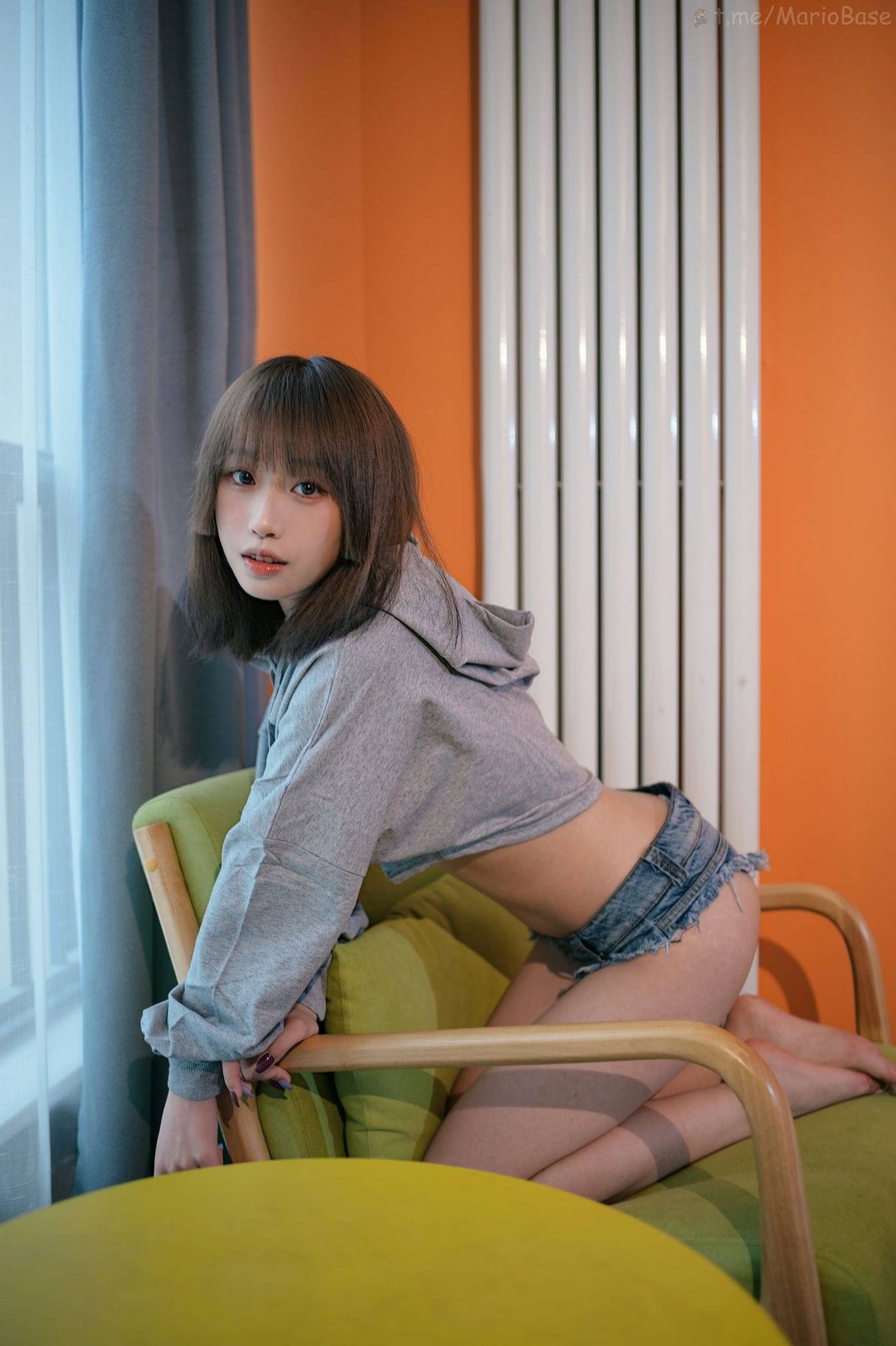 橙橙子 - 牛仔短裤 [36P
