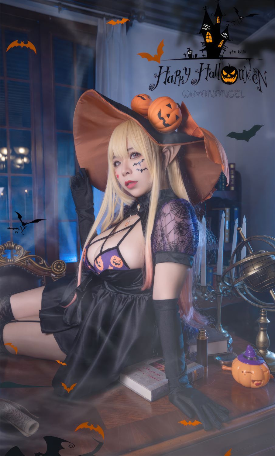 無顔小天使wy - 喜多川海夢ハロウィン[46P-414MB