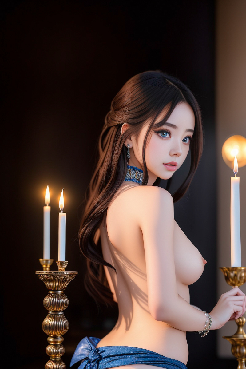 Beautiful Blue Eyed Asian Girl