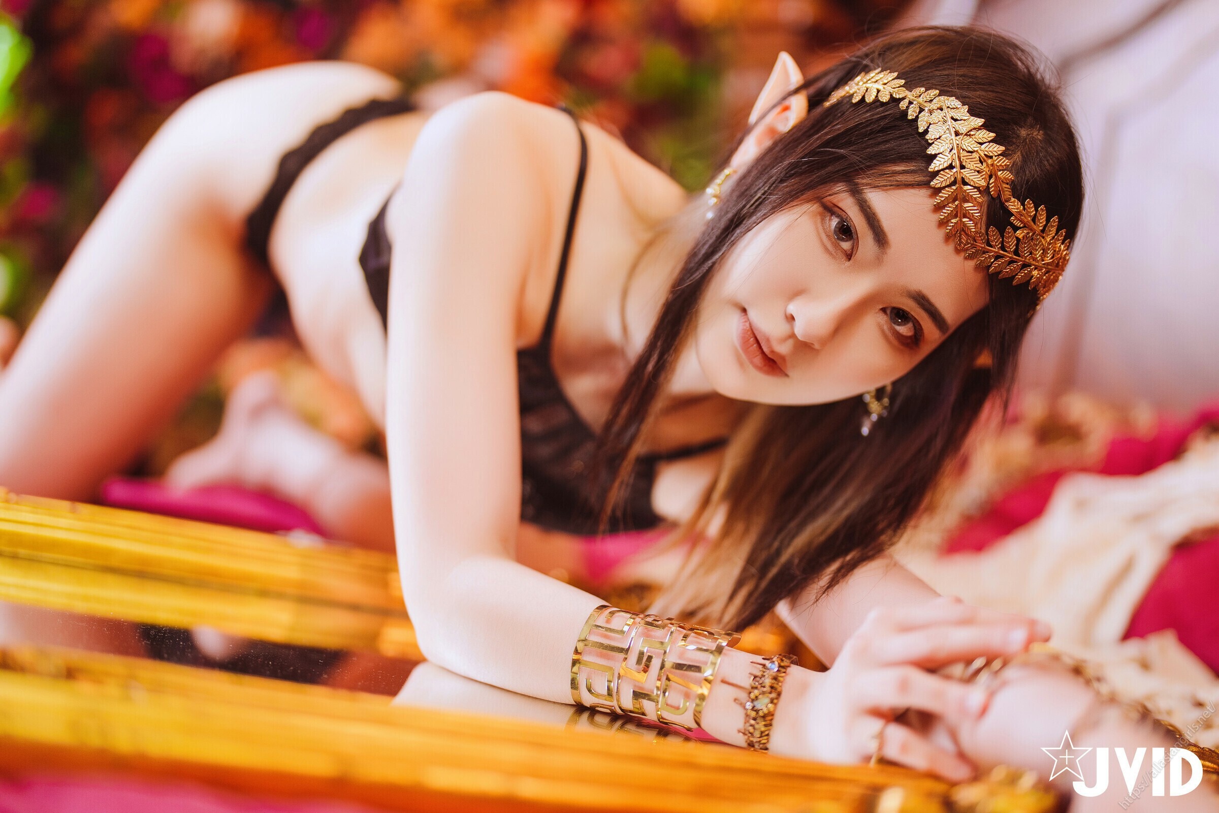JVID] อา จี - เทพแห่งความงามเสด็จลง 106P