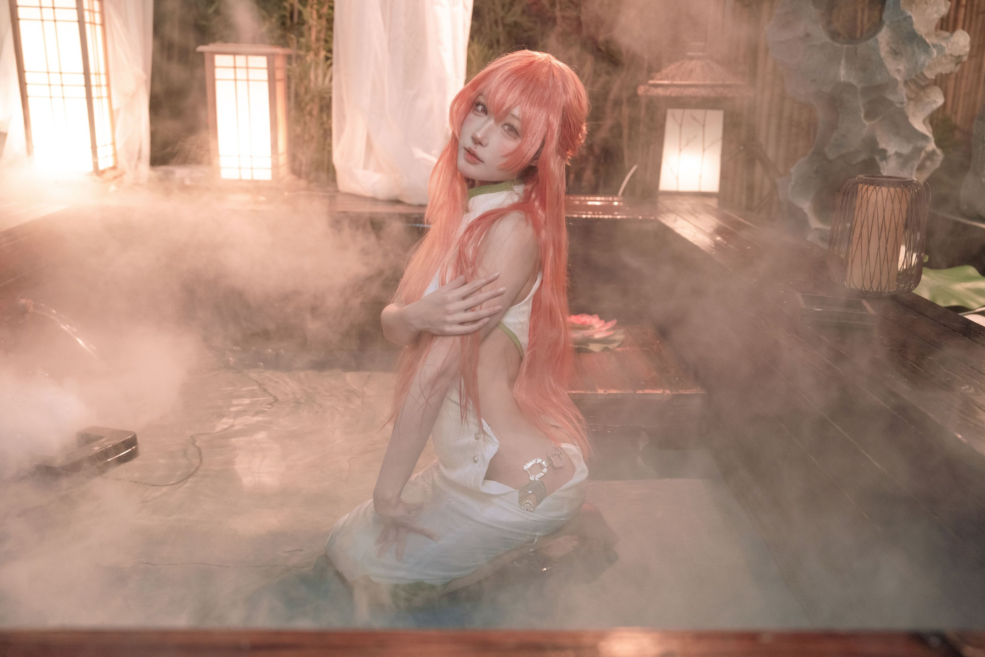 阿包也是兔娘 碧藍航線英仙座旗袍 30P
