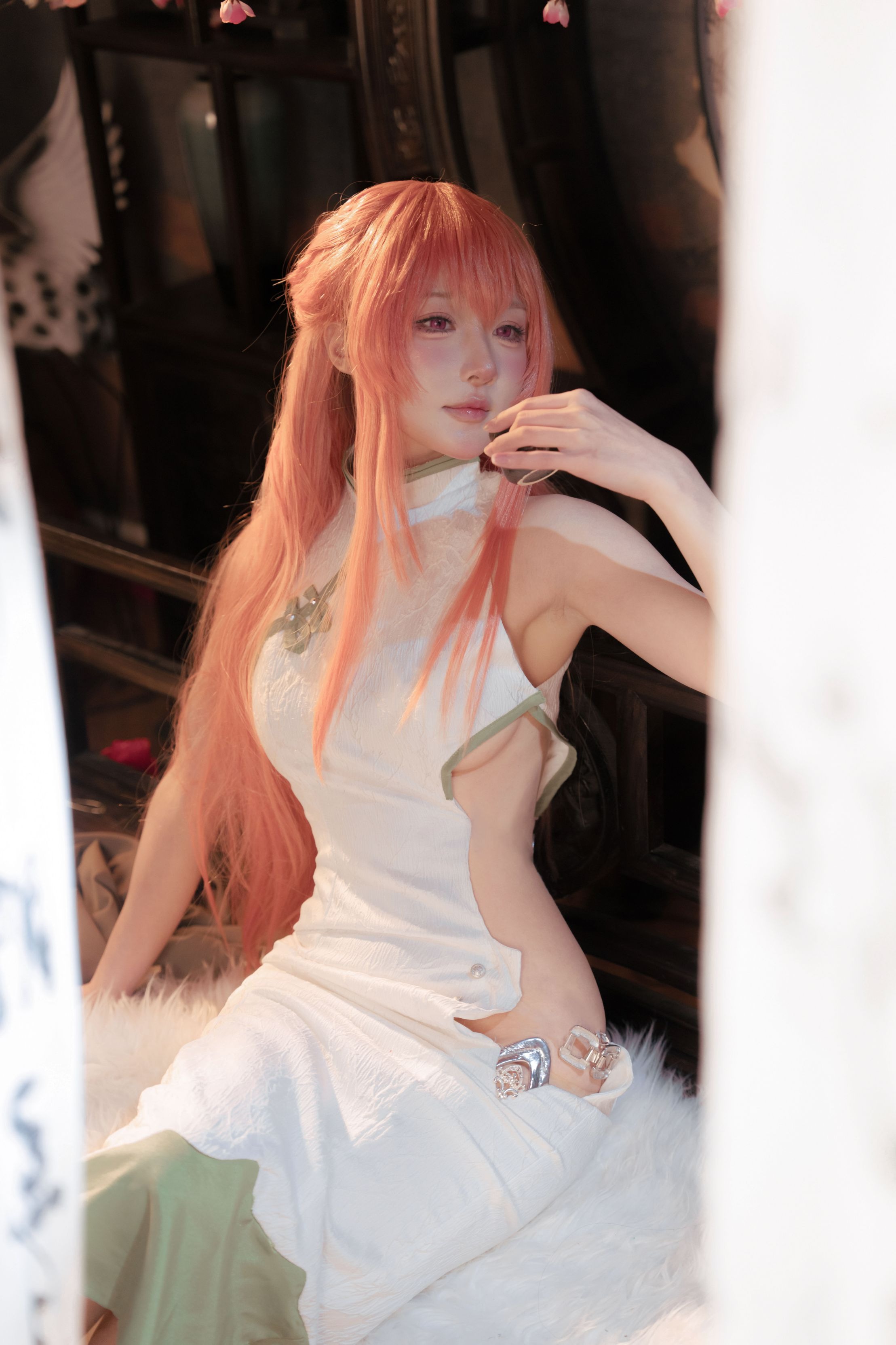 阿包也是兔娘 碧藍航線英仙座旗袍 30P
