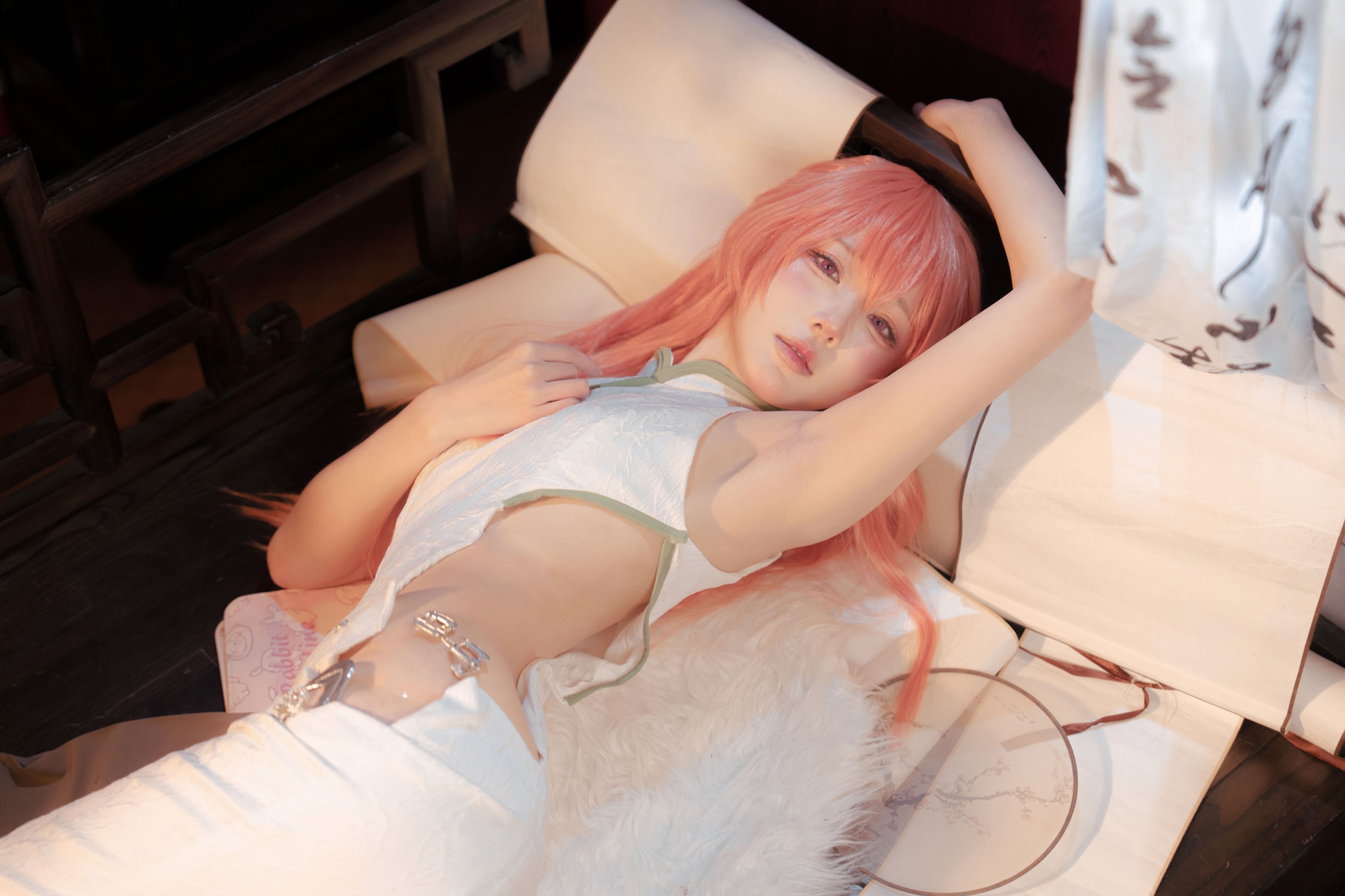 阿包也是兔娘 碧藍航線英仙座旗袍 30P