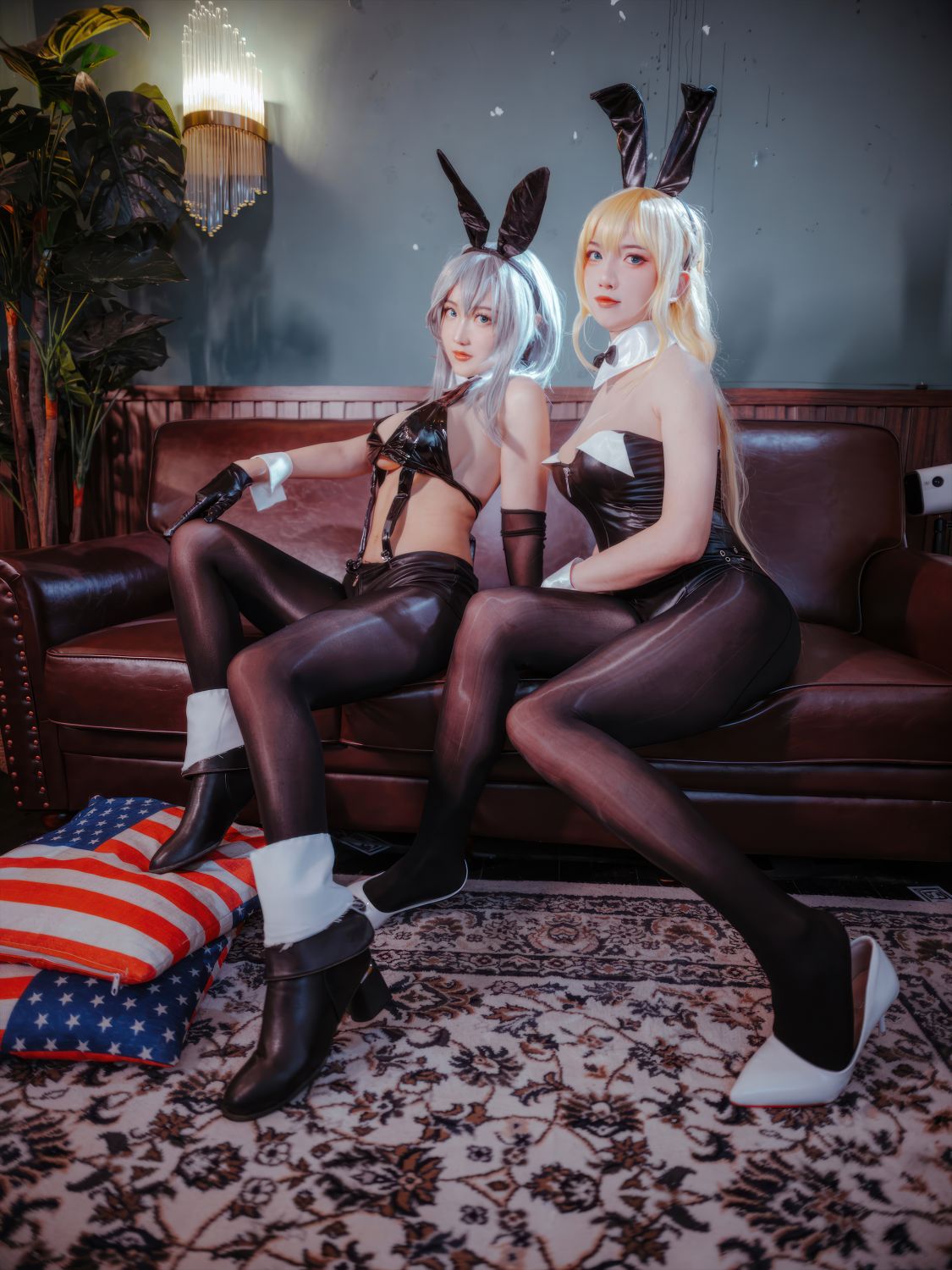 Tattoo Poi & Hayabusa - Azur Lane North Carolina + Washington Bunny Girl