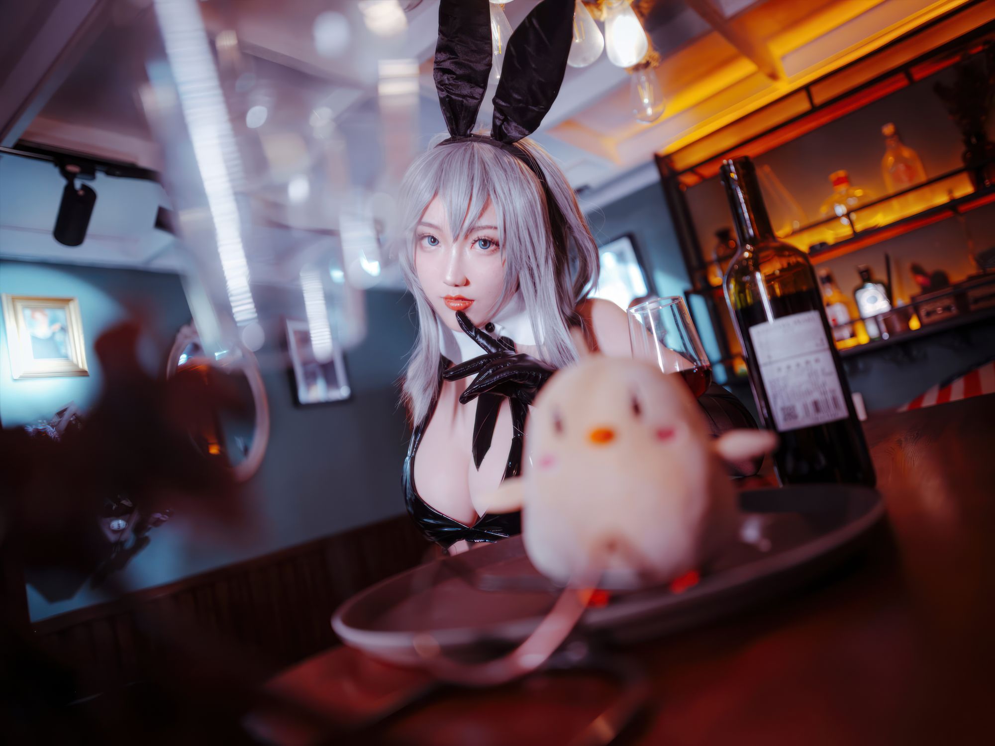 Tattoo Poi & Hayabusa - Azur Lane North Carolina + Washington Bunny Girl