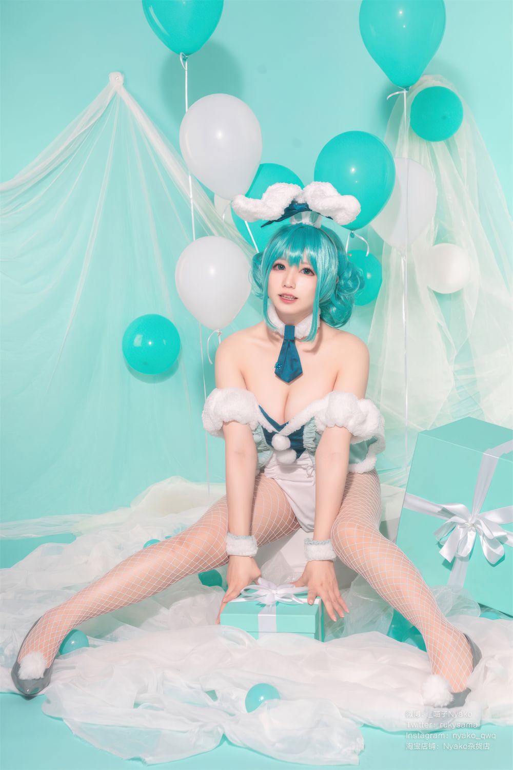 尼亞科喵子 - 初音白兔