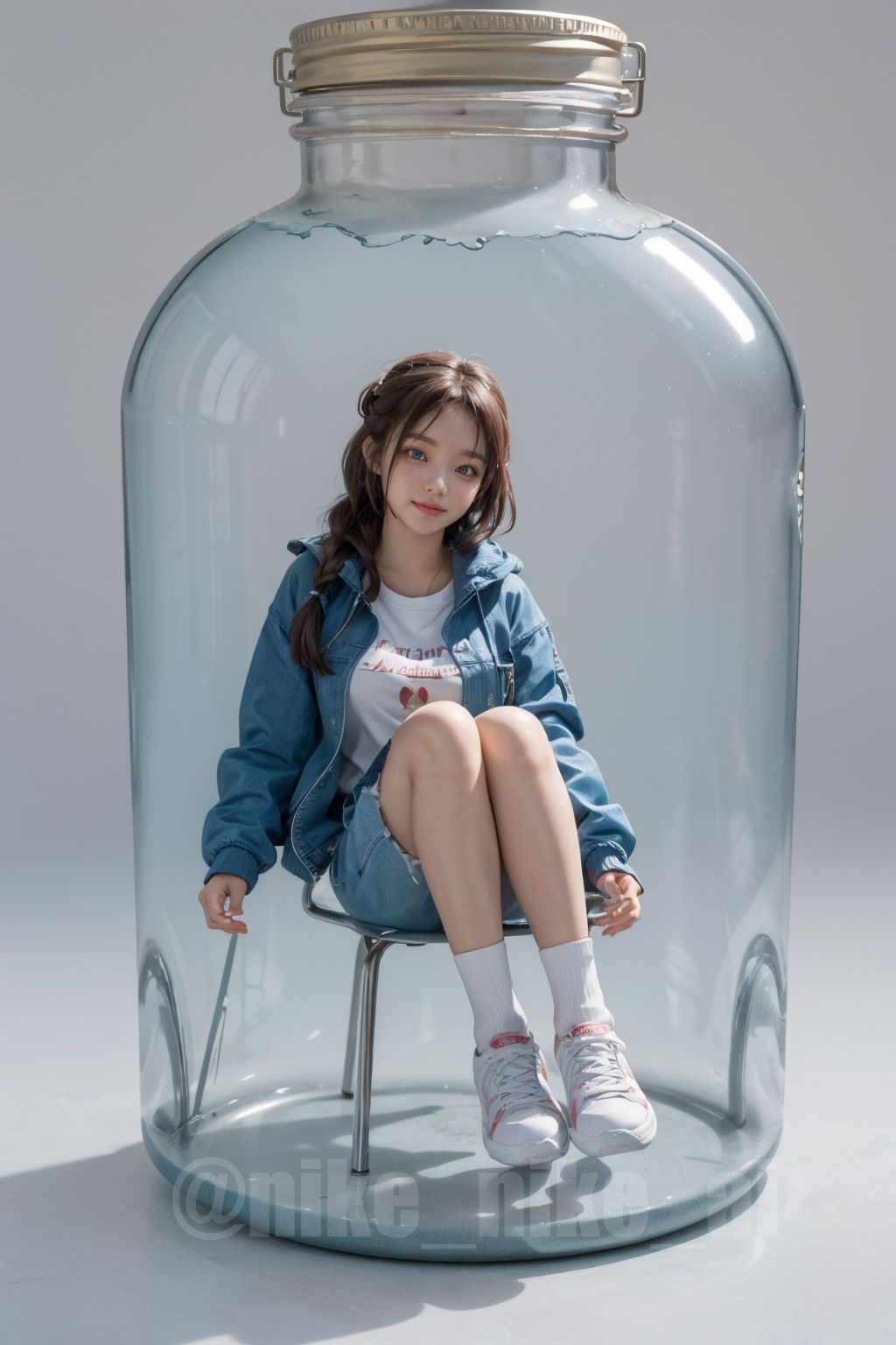 귀여움 주의] 포켓걸, 병속의 그녀