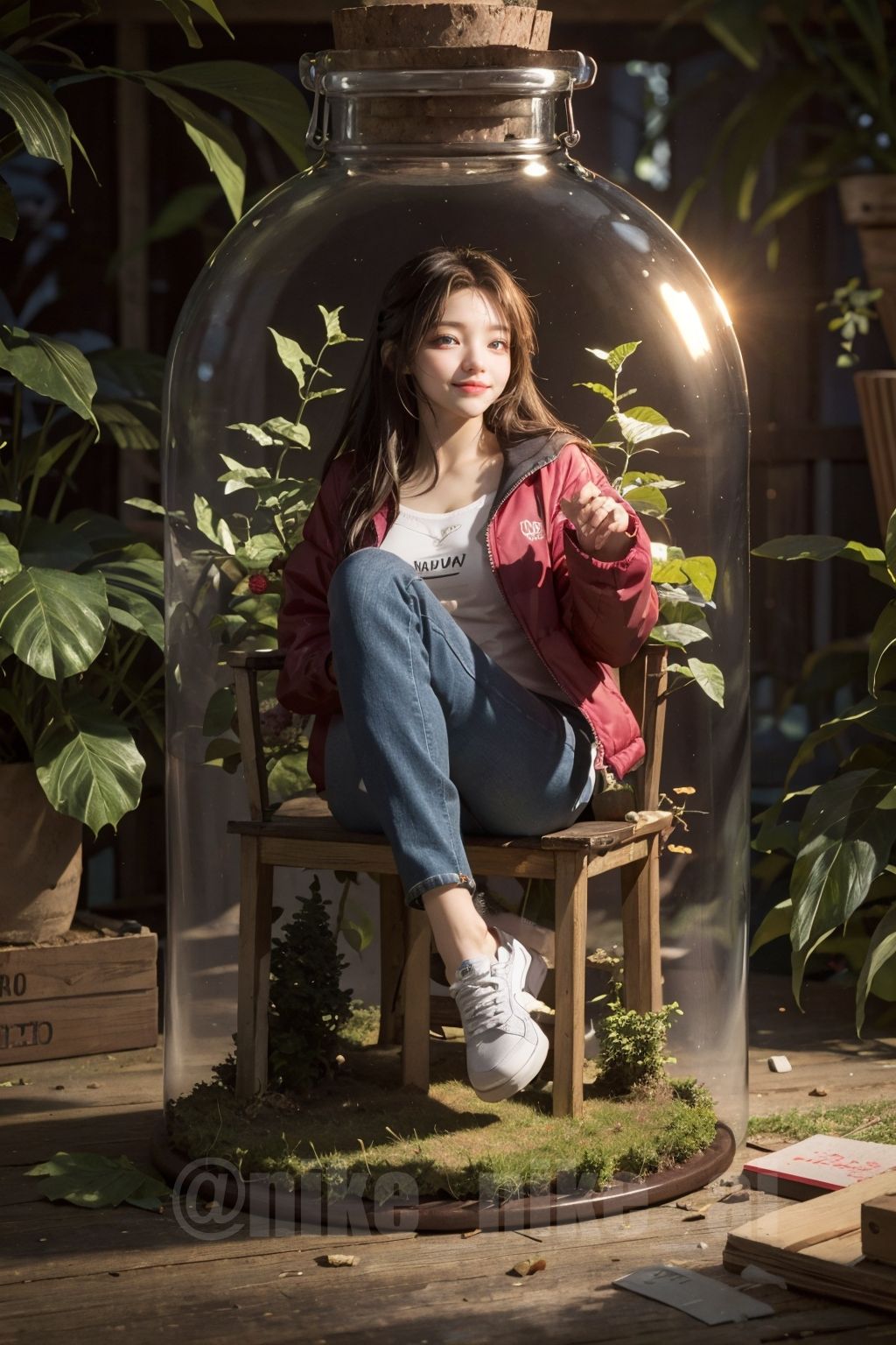 귀여움 주의] 포켓걸, 병속의 그녀