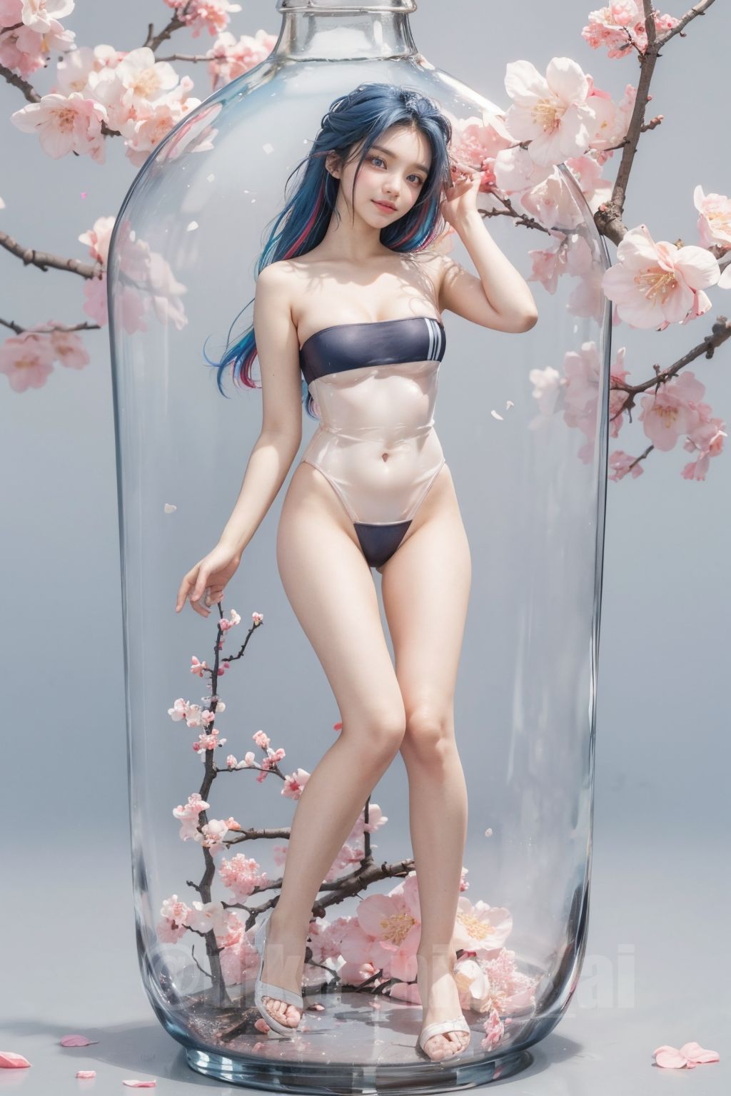 可愛警告] 口袋女孩，瓶中的她