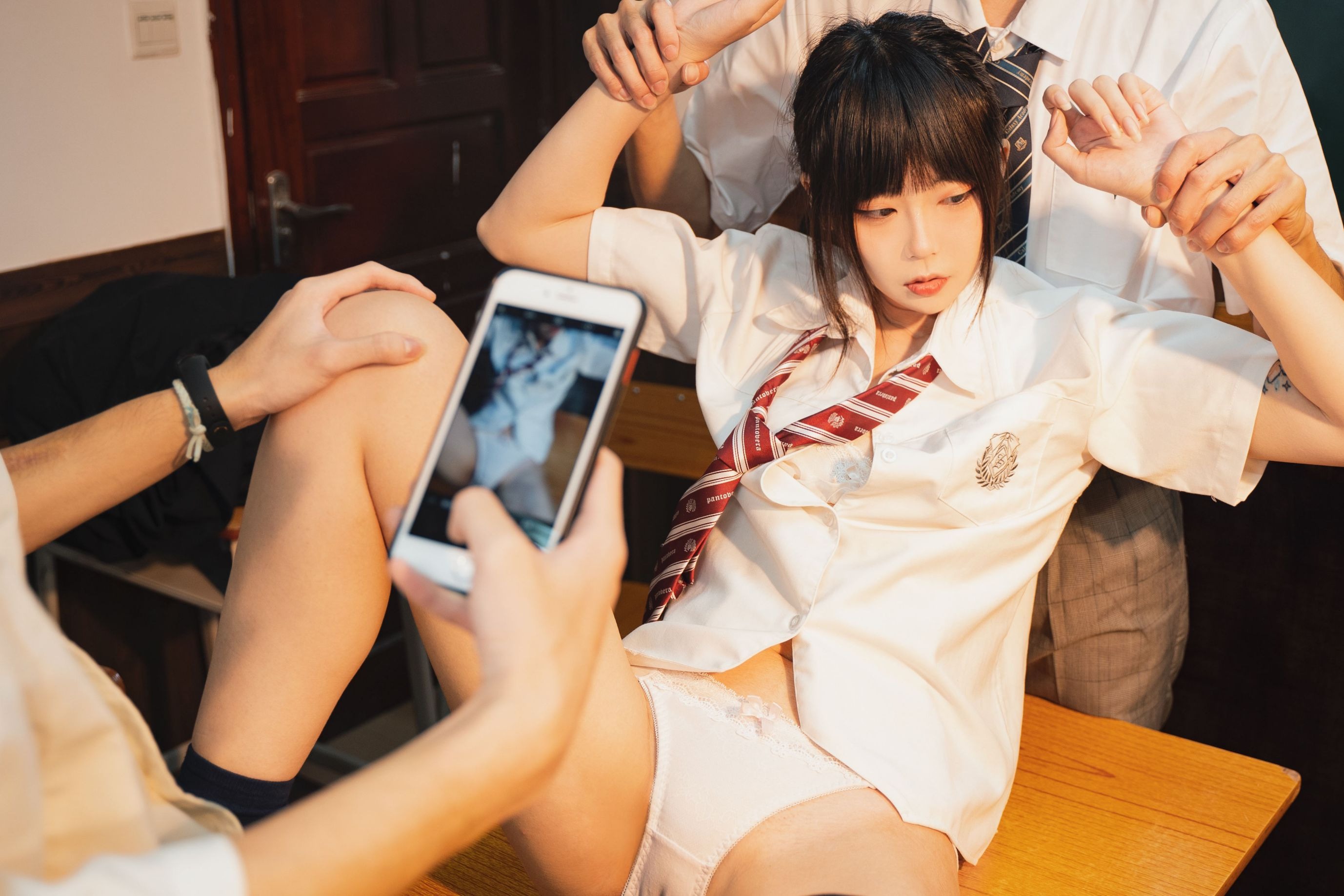 An Yaoyao After School in the Classroom 68P