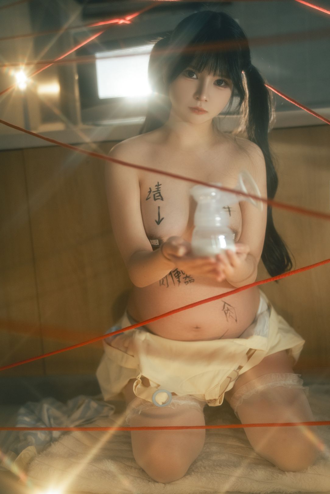 Xiaojiu Sauce & Rua Ruanruan Cow Pregnancy Pictures for Two [50P-980MB