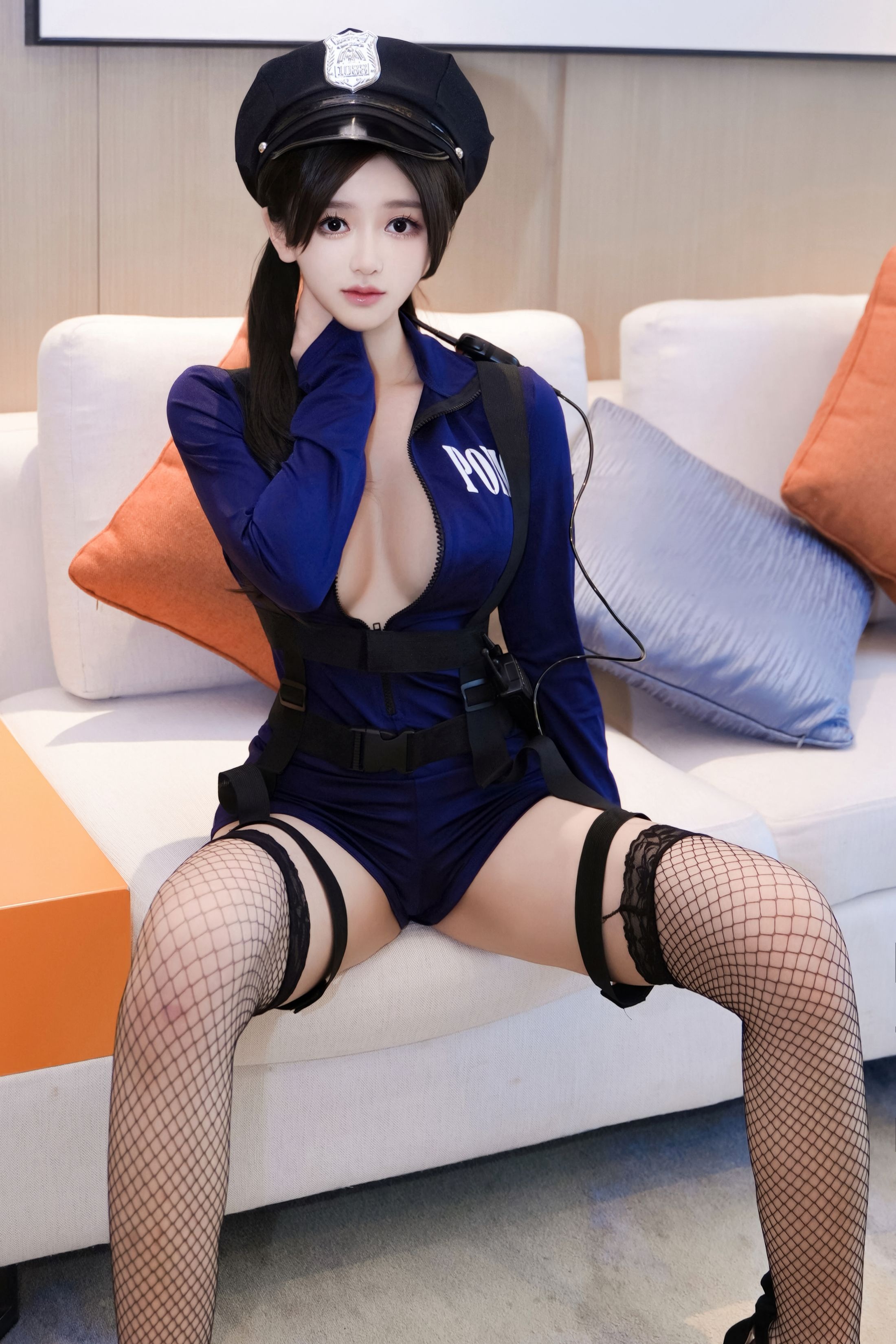 奶茶味的包子 - 女警制服 78P