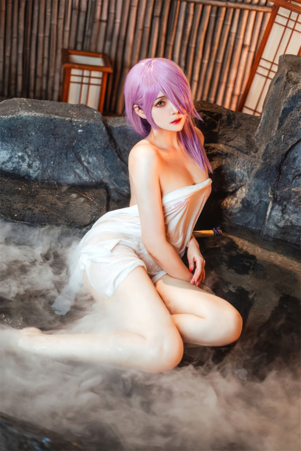 Natsuko - Azur Lane: Trieste Suối Nước Nóng Đêm