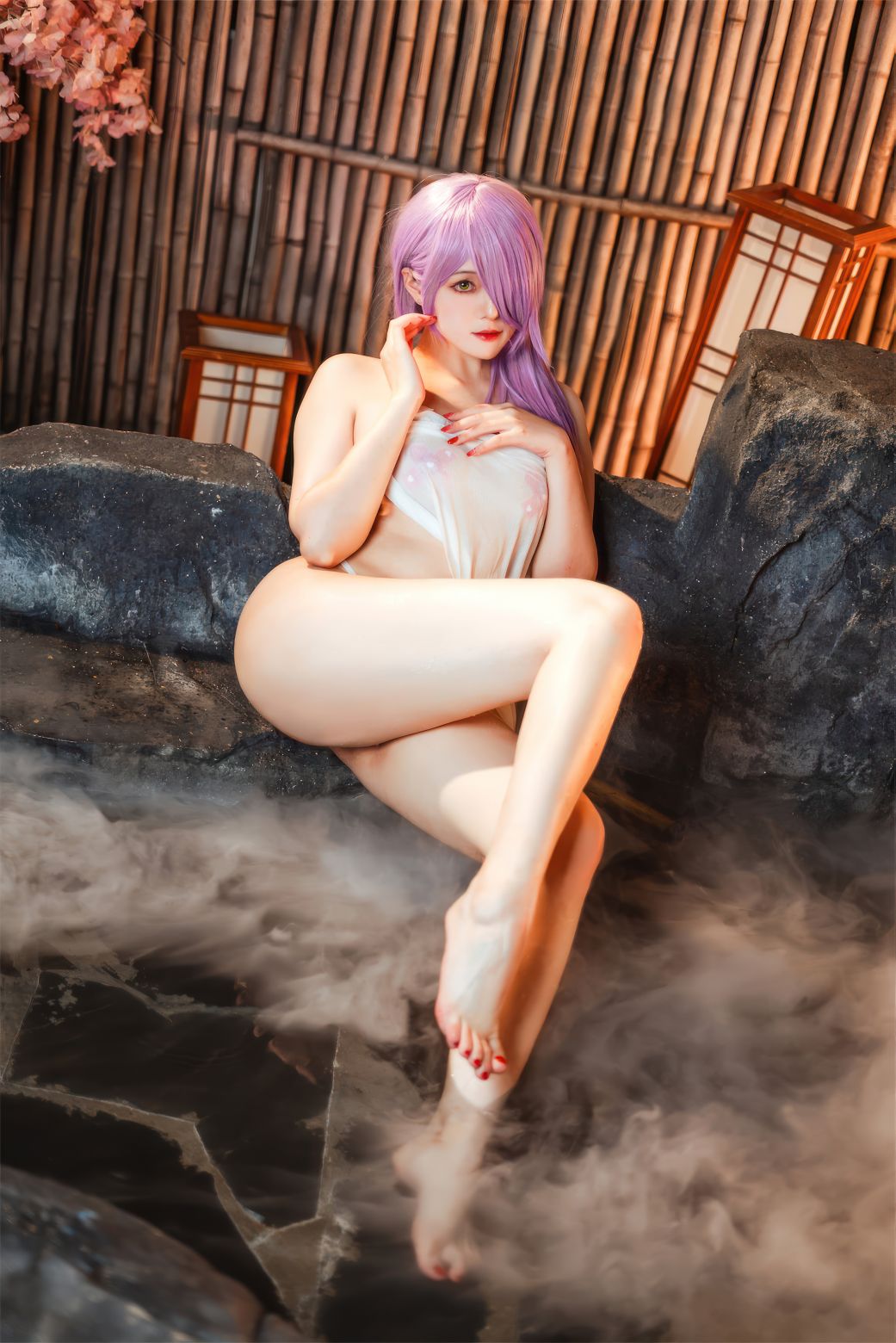 Natsuko - Azur Lane: Trieste Suối Nước Nóng Đêm