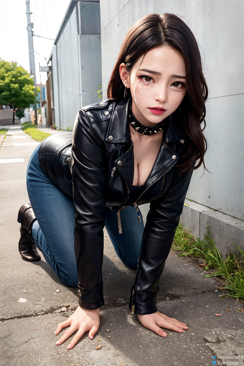 The female boss of the bikergang