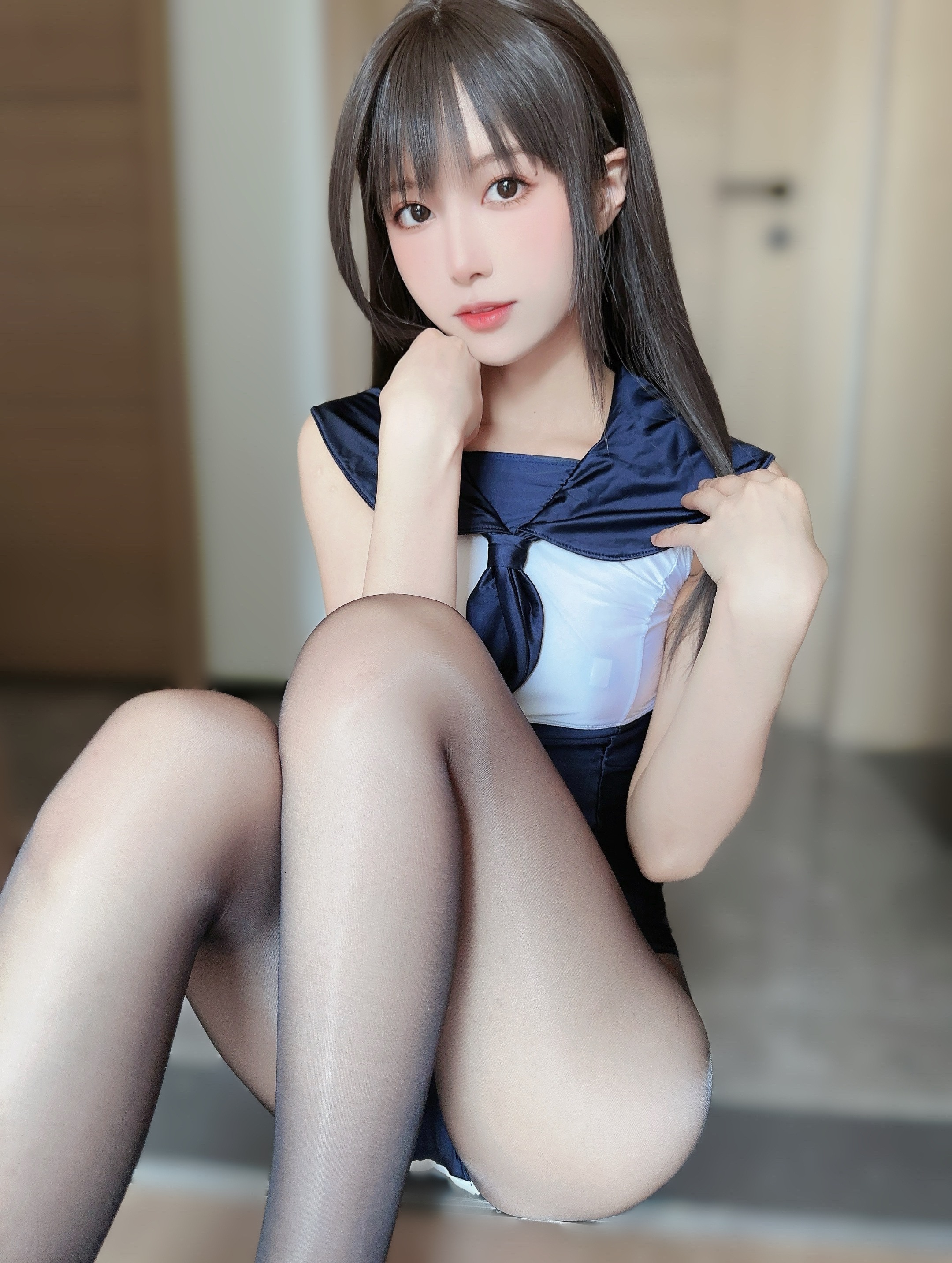 Pudding Dharma Blue One Piece swimsuit 95P