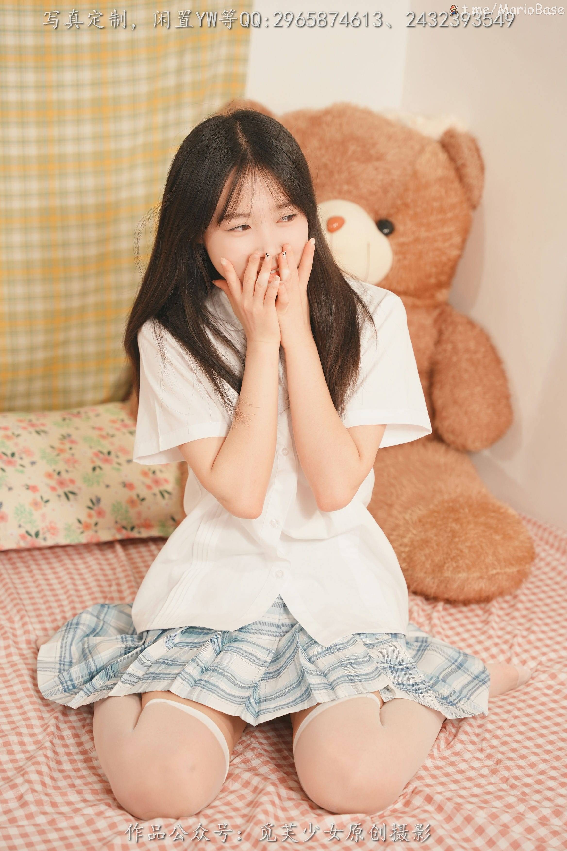 Mifu Girl] NO.114 Min Min - Youth is about taking photos of school uniforms to record it! [124P2V