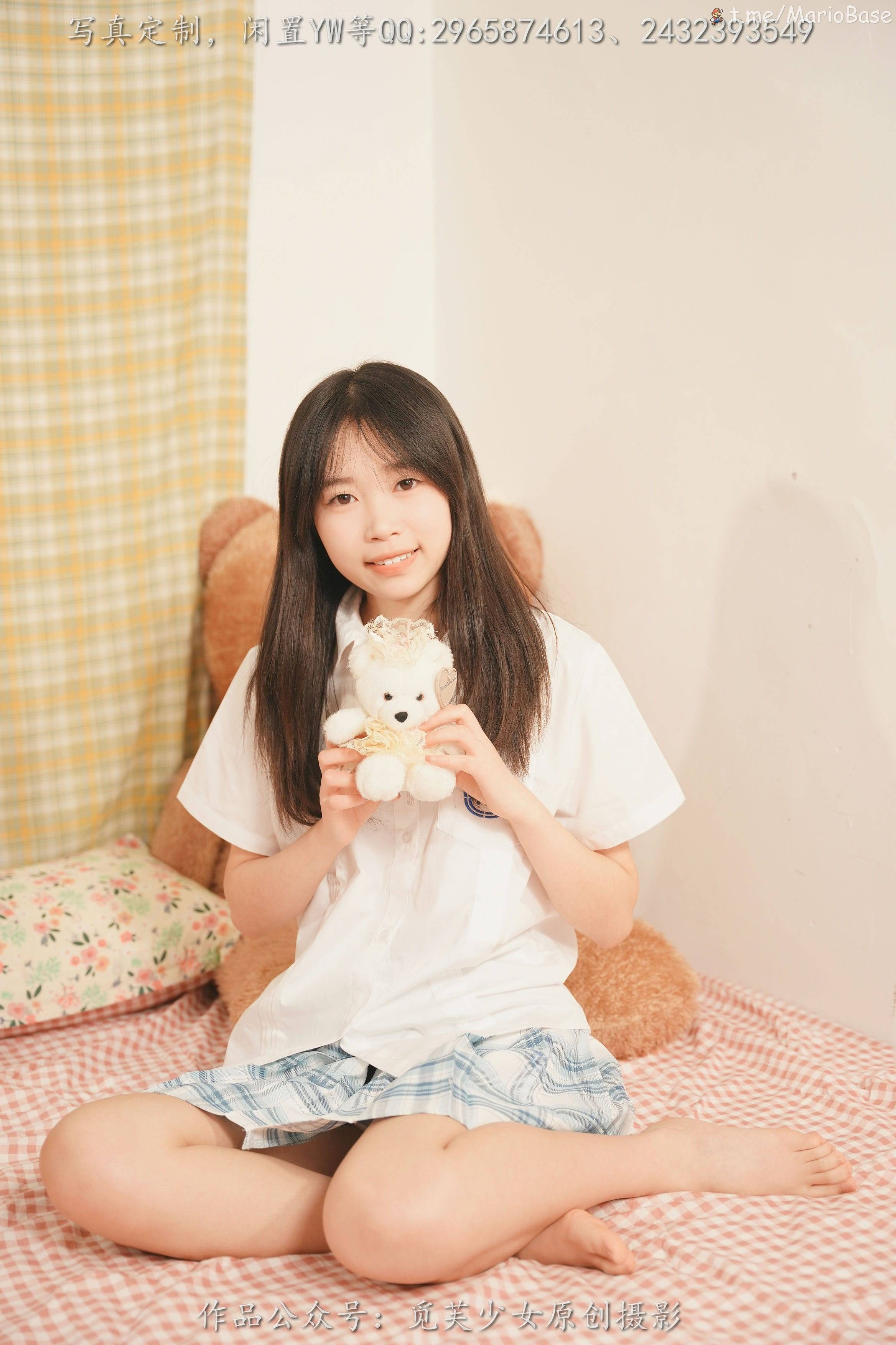 Mị Phù Thiếu Nữ]NO.114 Mẫn Mẫn- Thanh xuân就是要 chụp ảnh đồng phục để ghi lại mà [124P2V