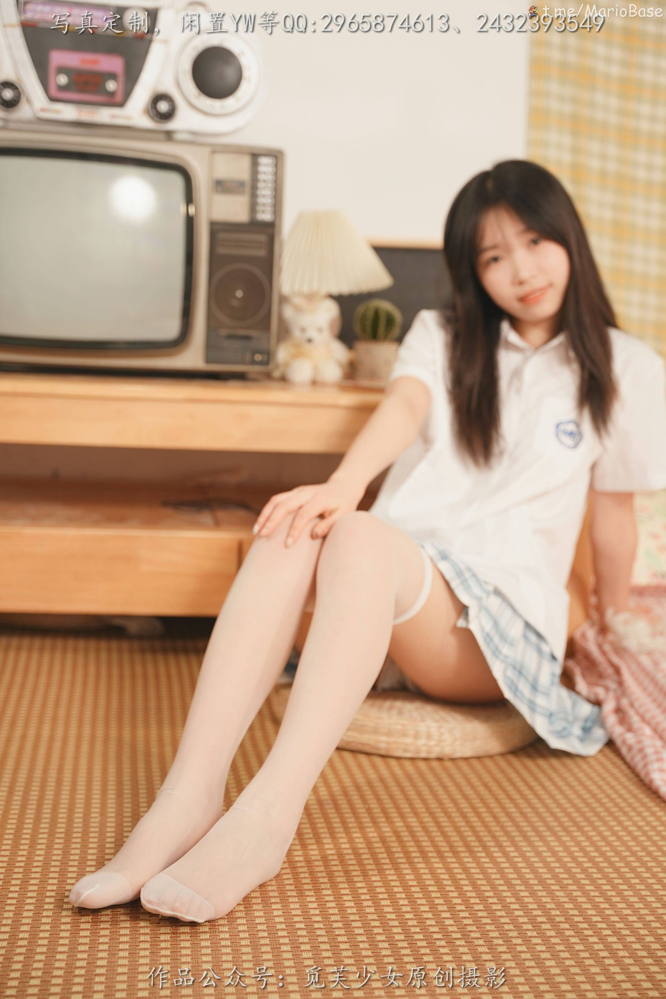 Mị Phù Thiếu Nữ]NO.114 Mẫn Mẫn- Thanh xuân就是要 chụp ảnh đồng phục để ghi lại mà [124P2V