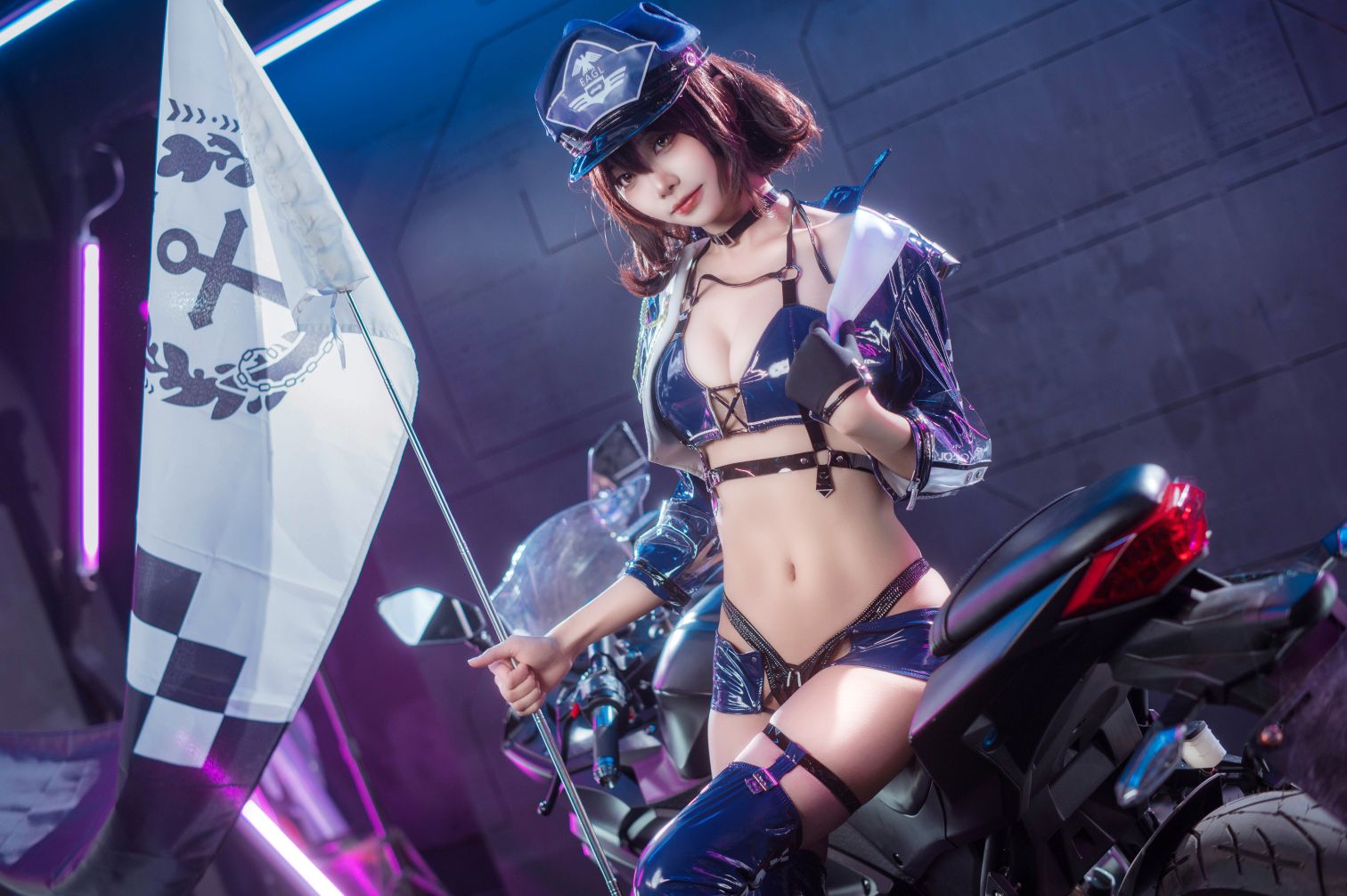 Aiwest - &Bạn có thích Aili không? Azur Lane Baltimore&Shinano Cô gái đua xe [56P-524MB